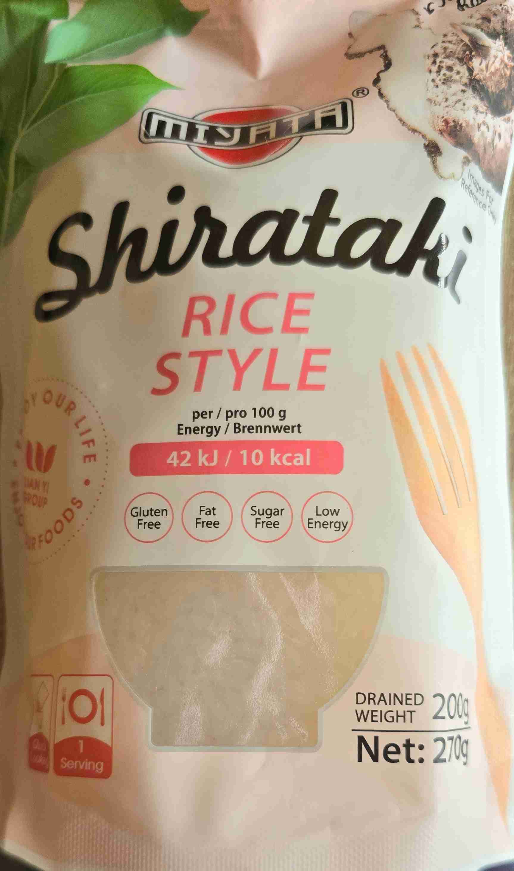 Shirataki Rice Style
