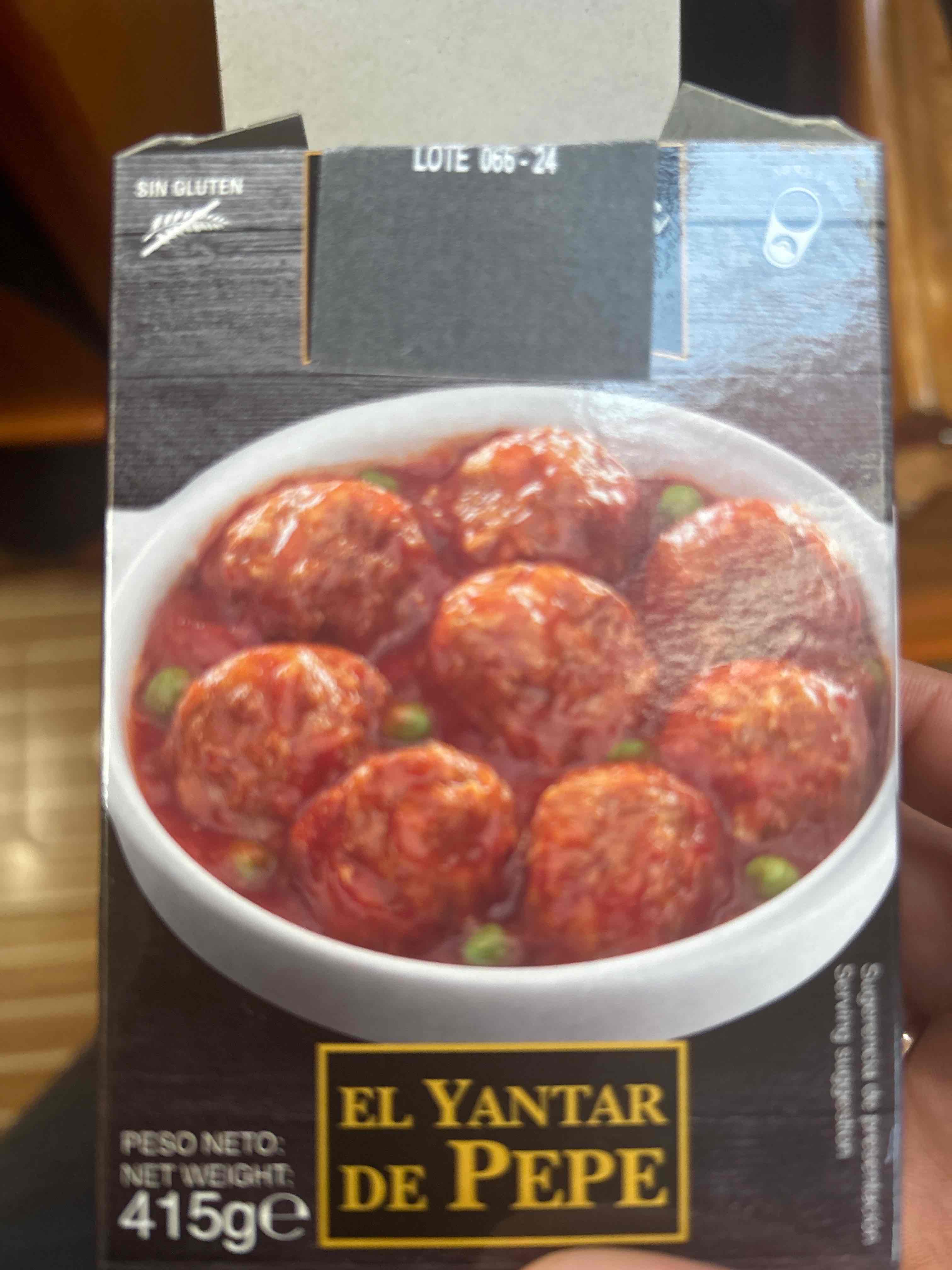 Albondigas guisadas spanische fleischbällchen