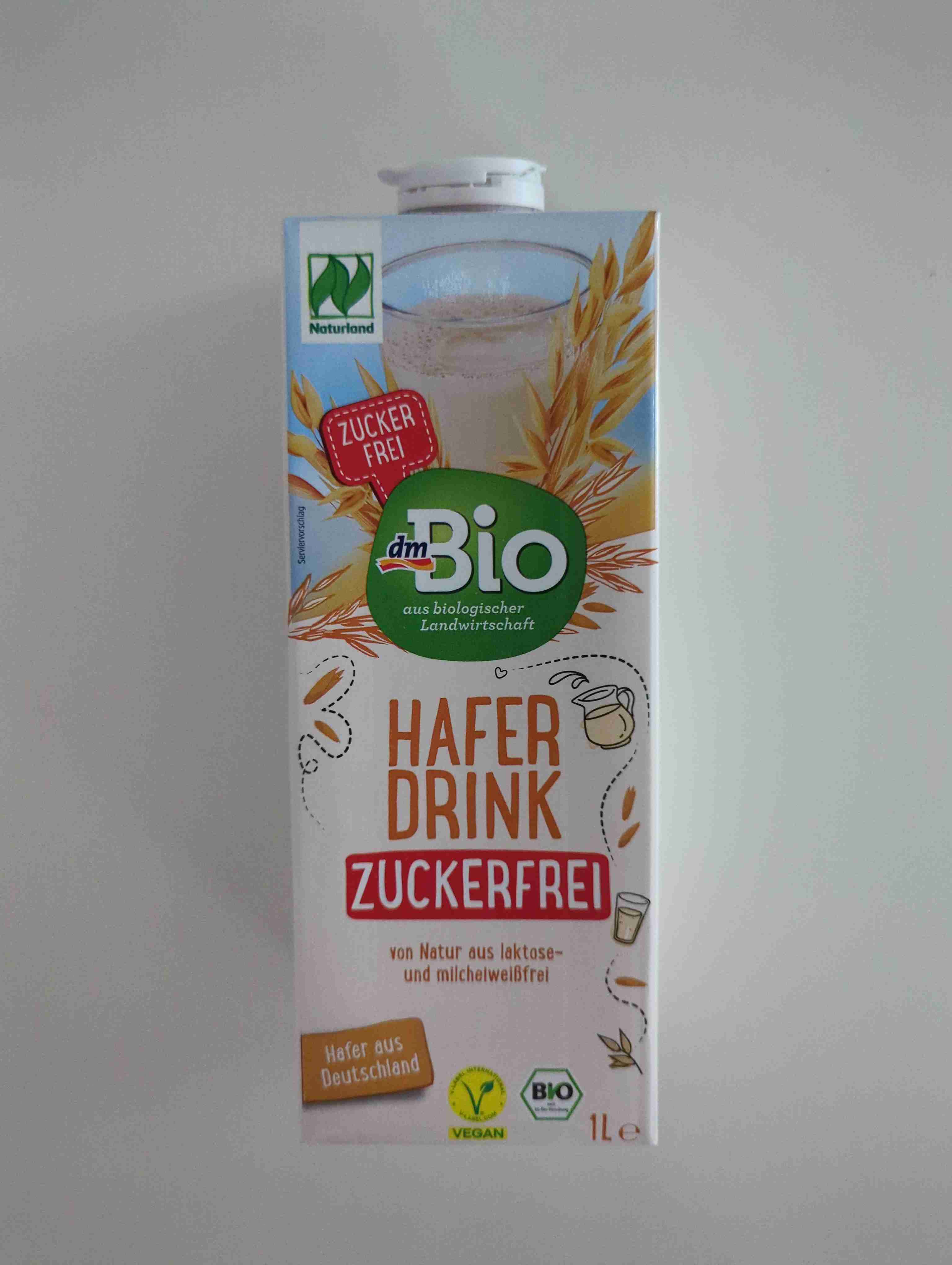 Haferdrink zuckerfrei