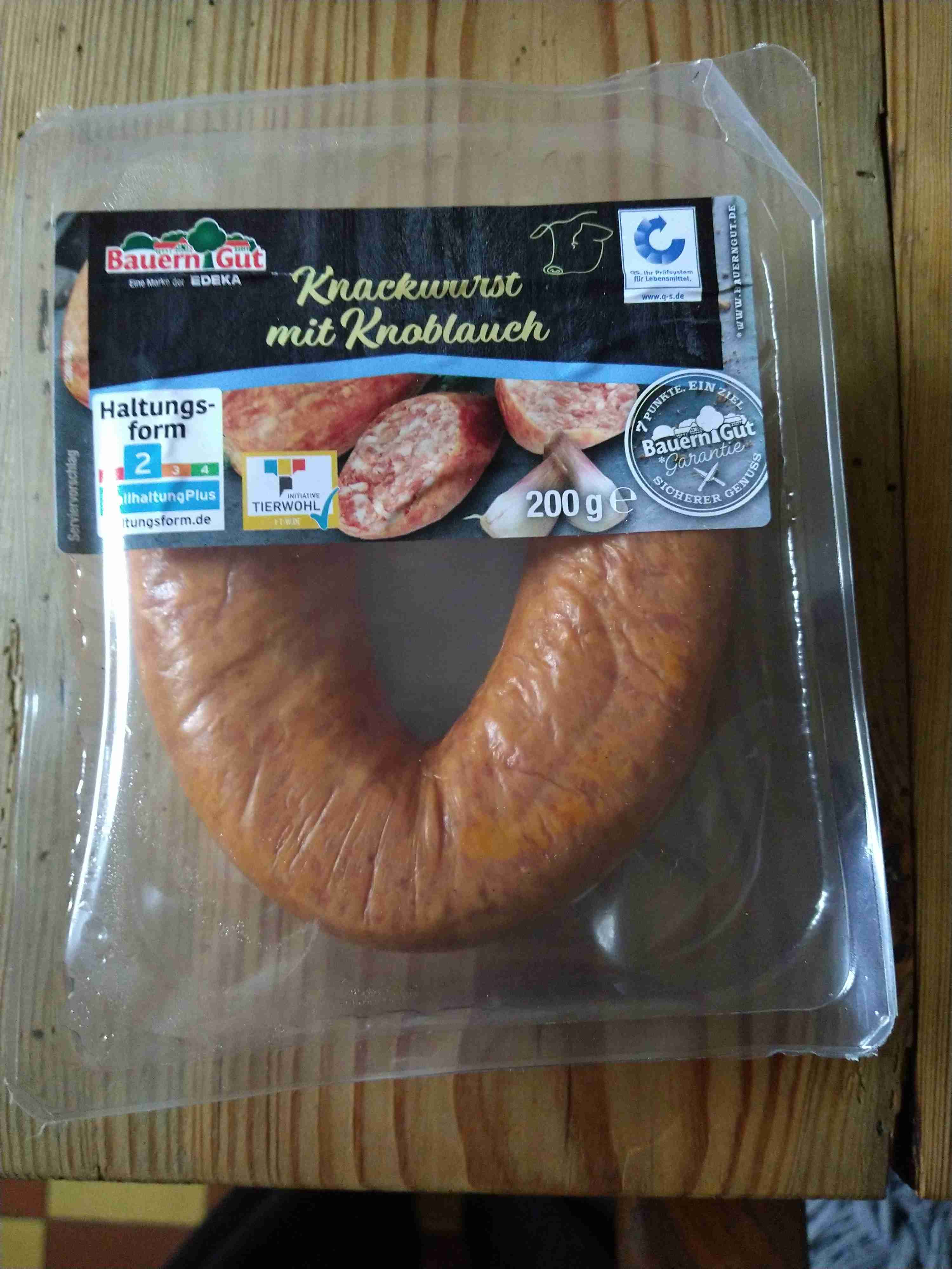 Knackwurst mit Knoblauch