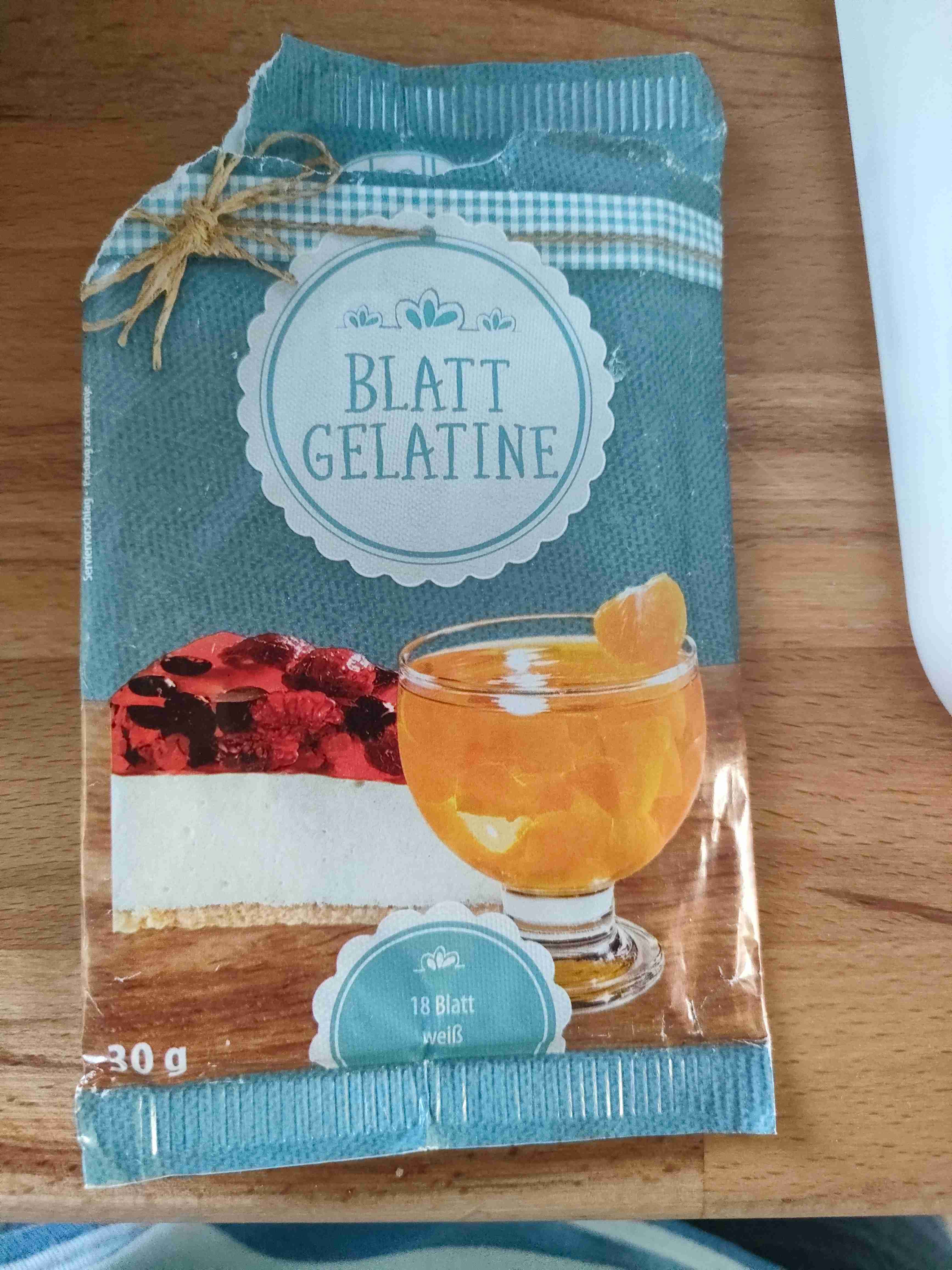 Blatt Gelatine 