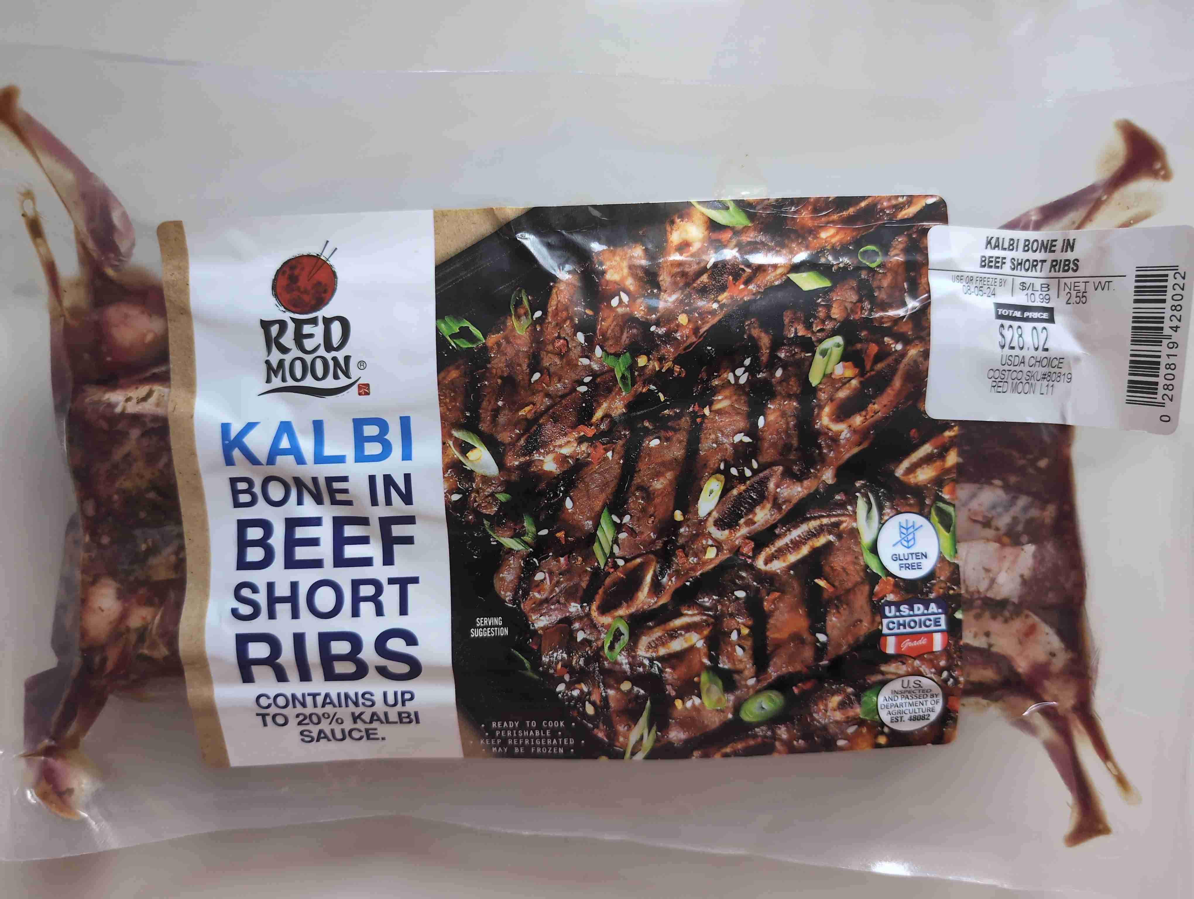Kalbi bone in beef short ribs 