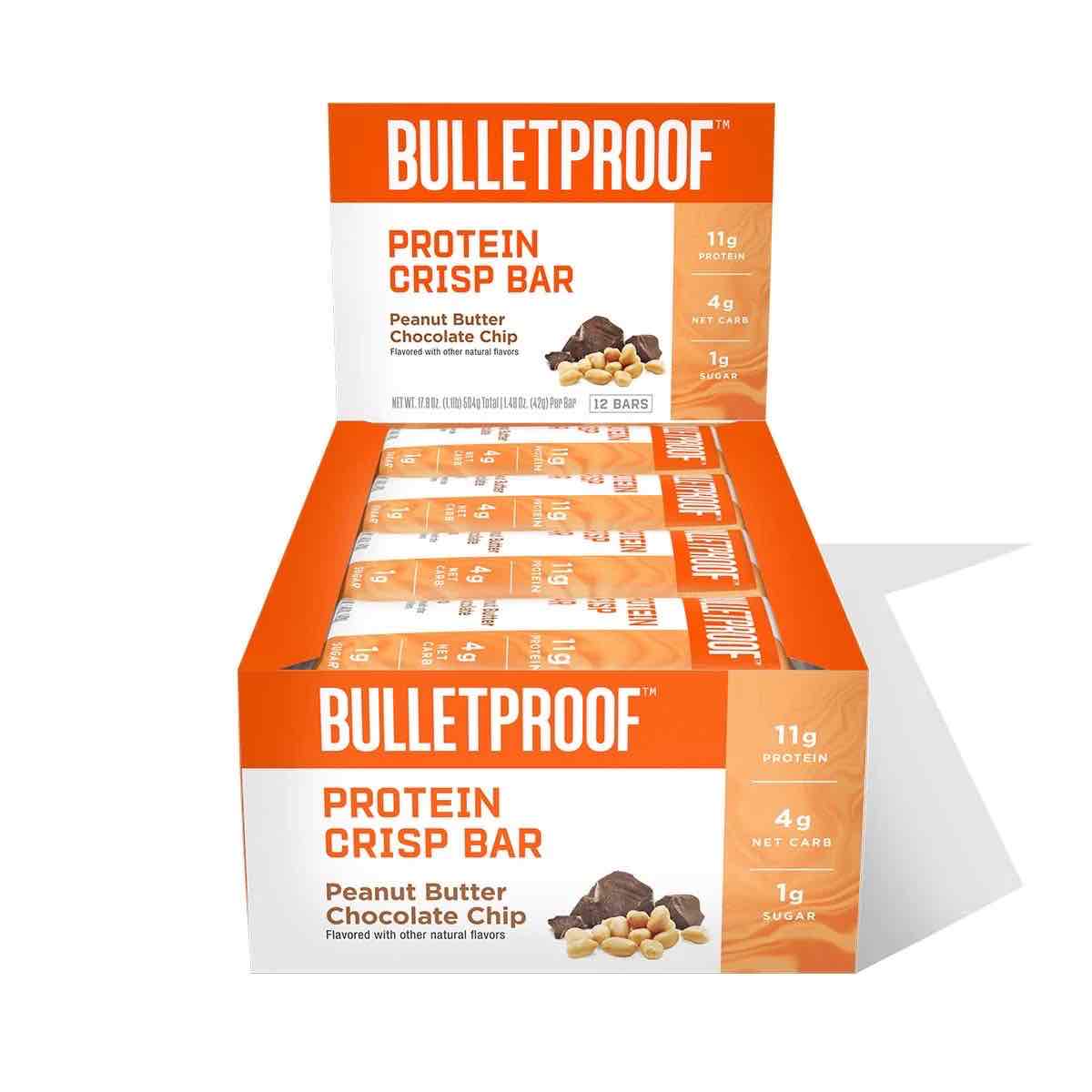 Peanut Butter Chocolate Chip Protein Crisp Bar