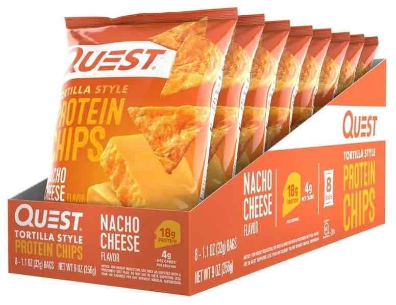 Tortilla Style Nacho Cheese Protein Chips