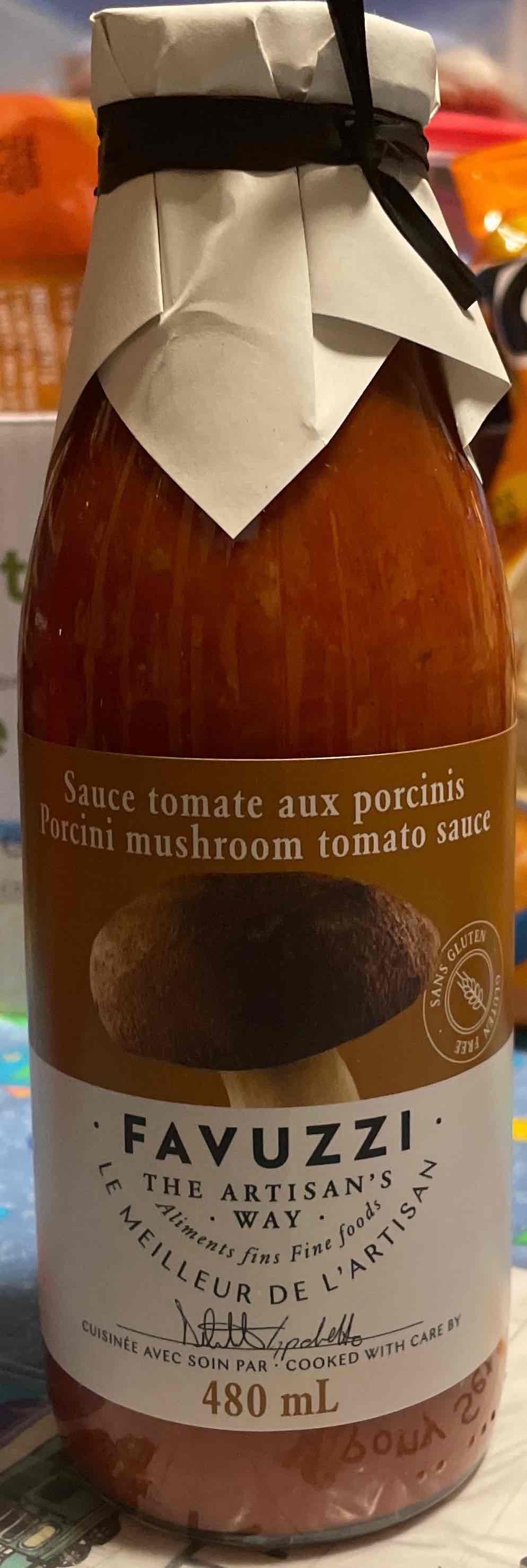 Porcini mushroom tomato sauce