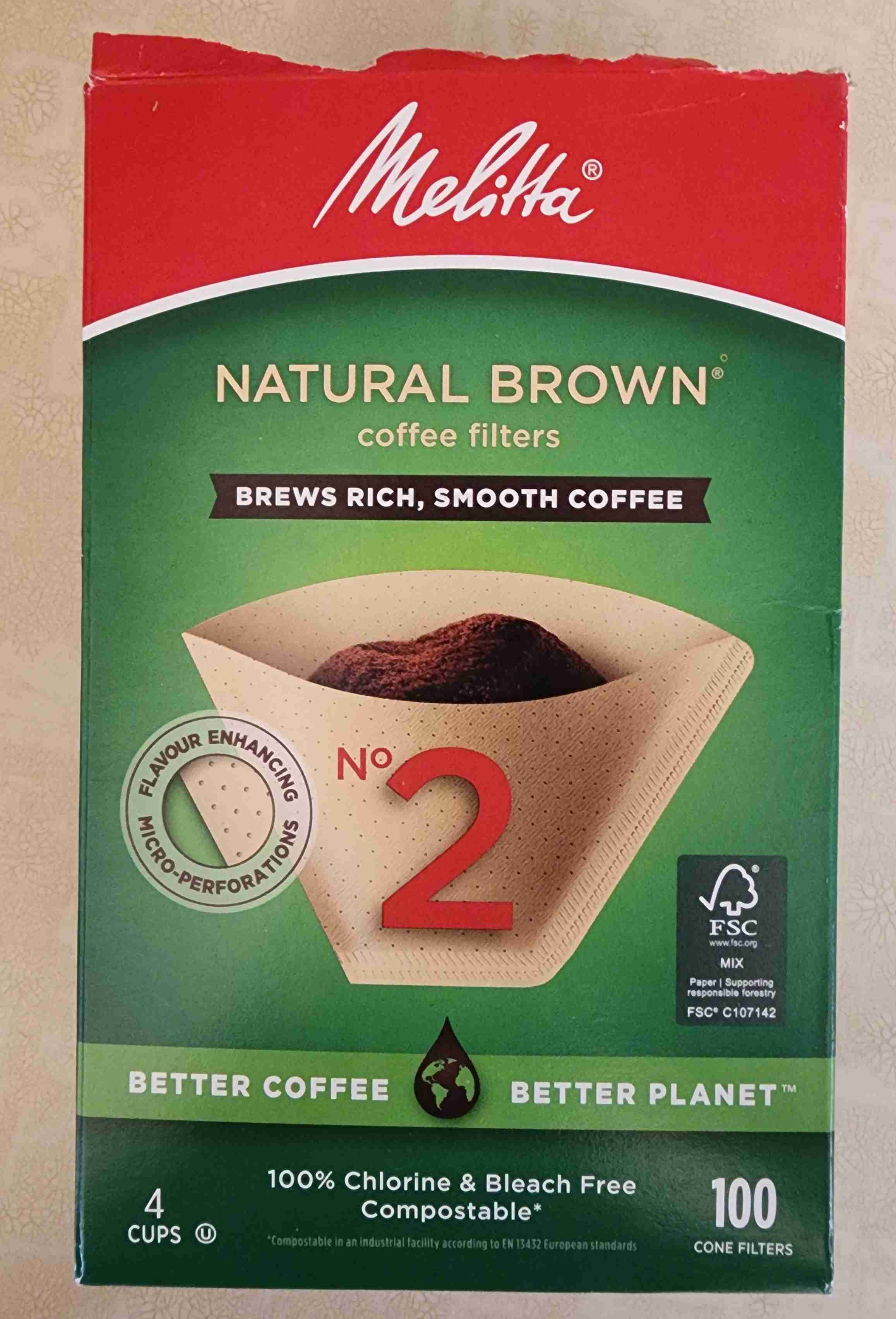 #2 coffee filter bamboo 
