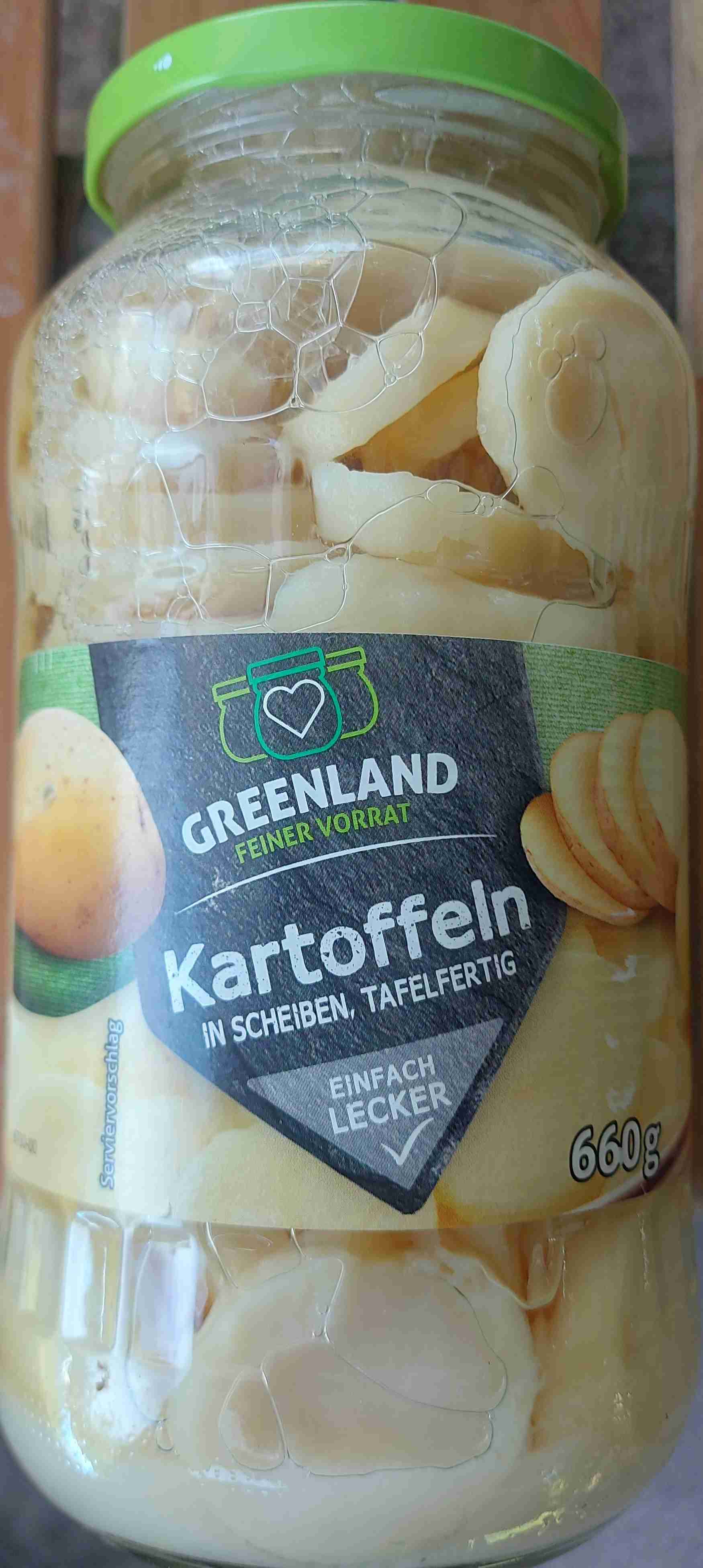 Kartoffeln in Scheiben Tafelfertig