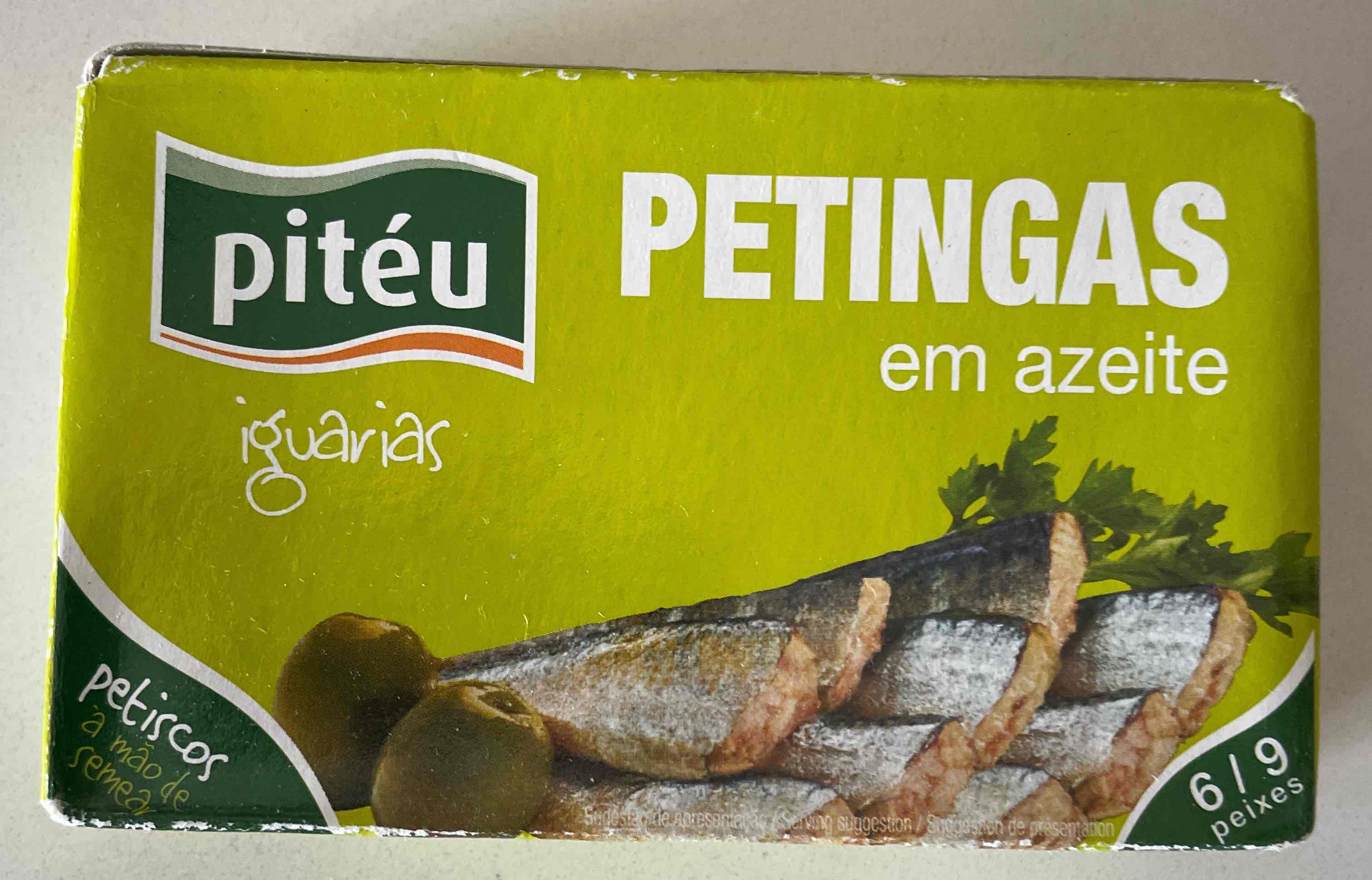 Petingas em azeite