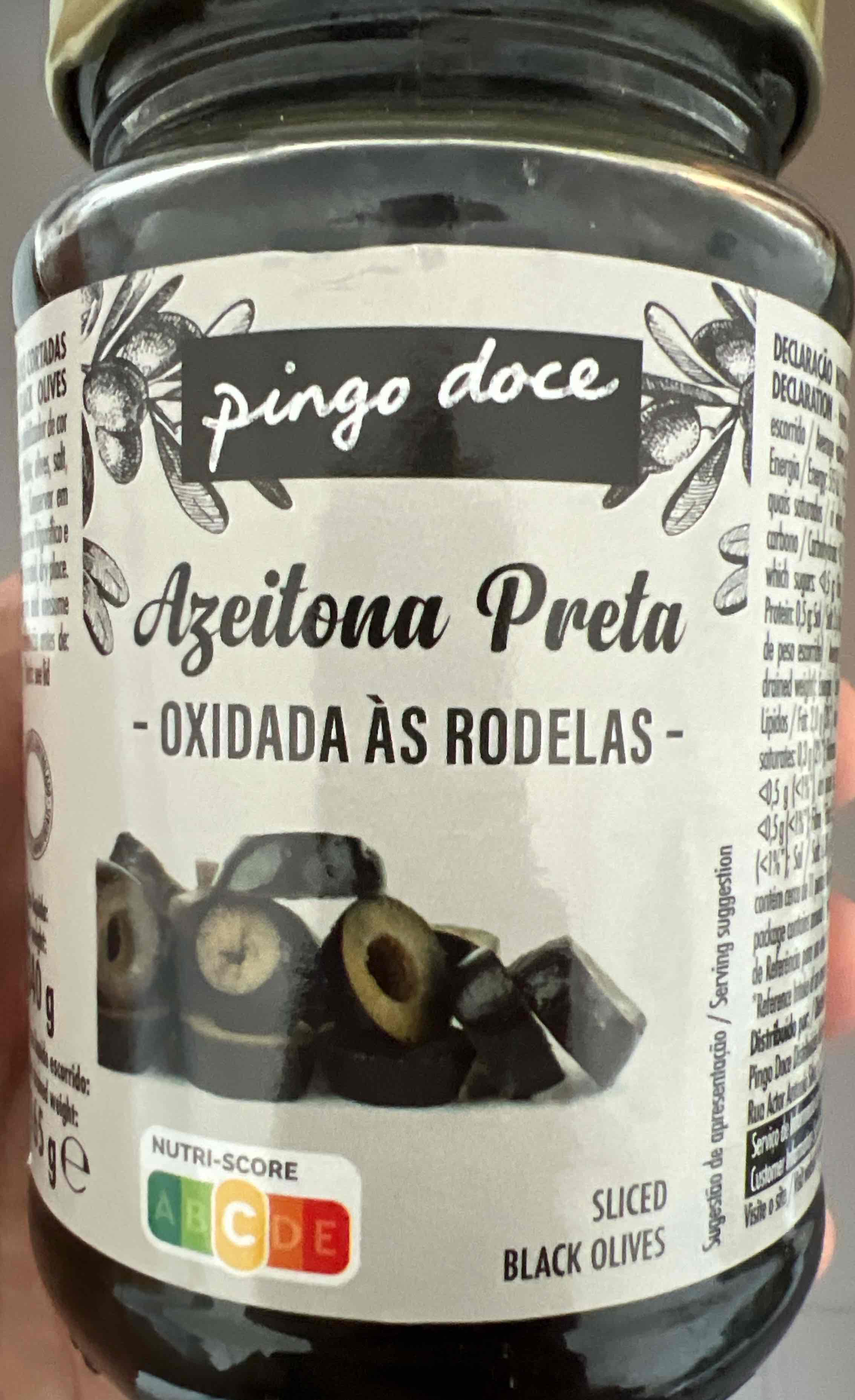 Azeitona Preta oxidada às rodelas