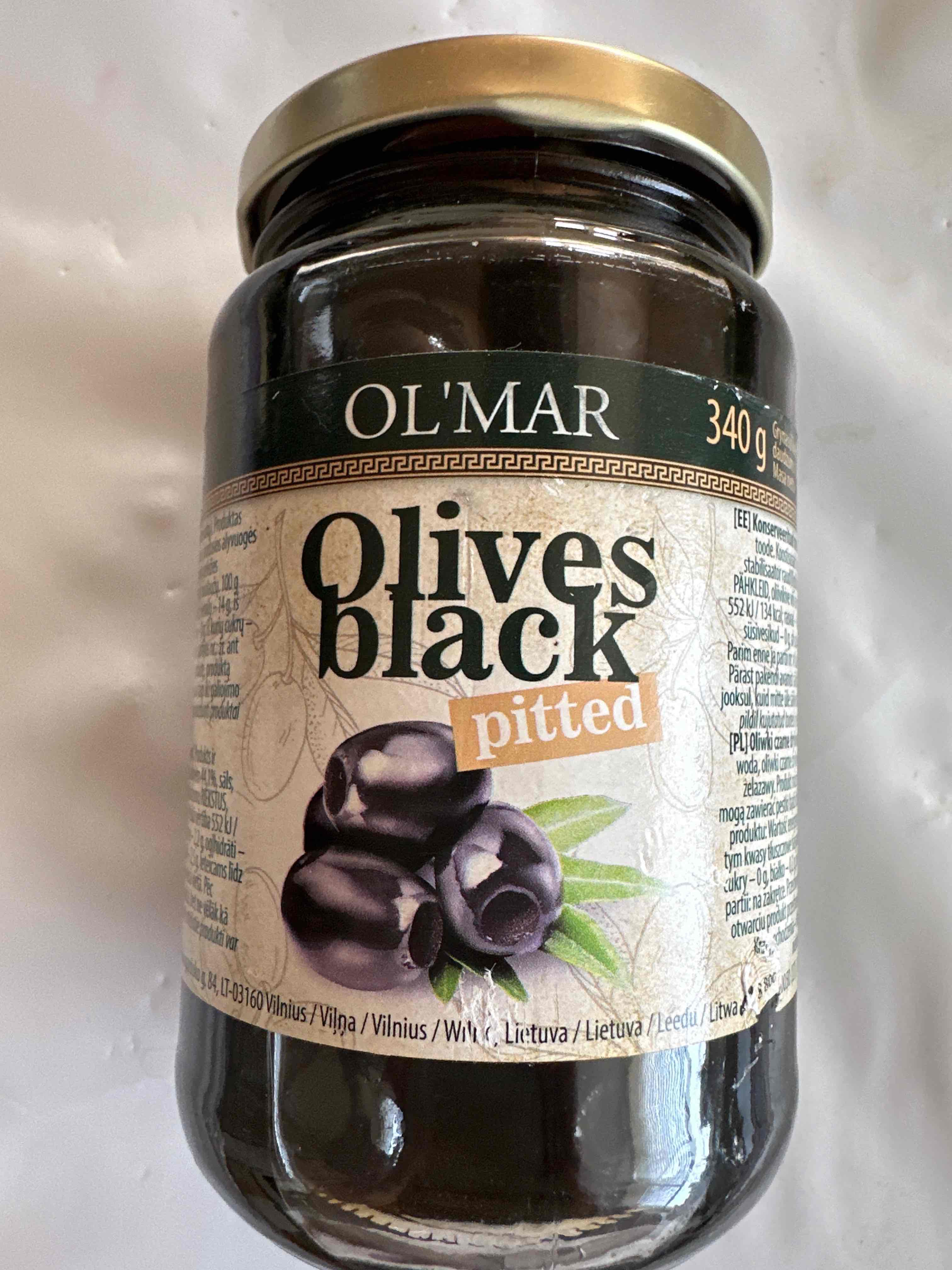 Oliwki czarne drylowane