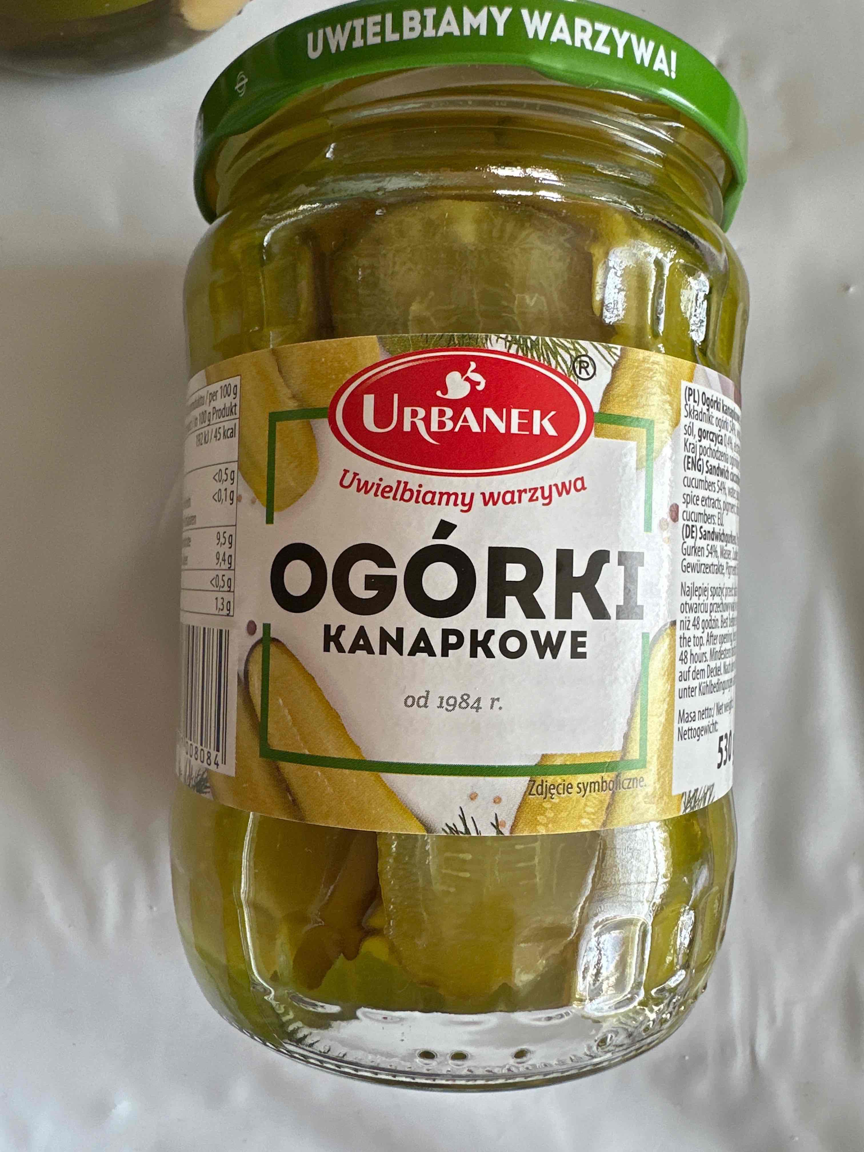 Ogórki kanapkowe