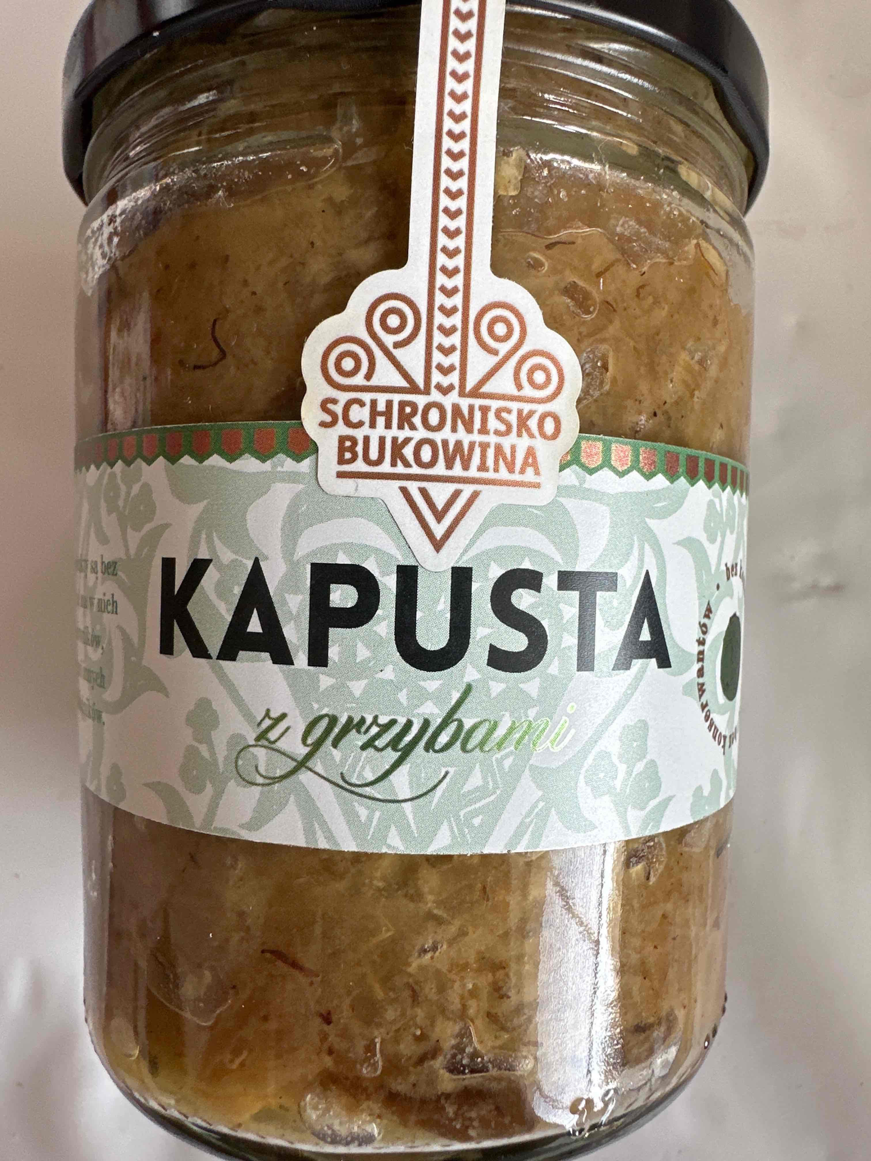 Kapusta z grzybami