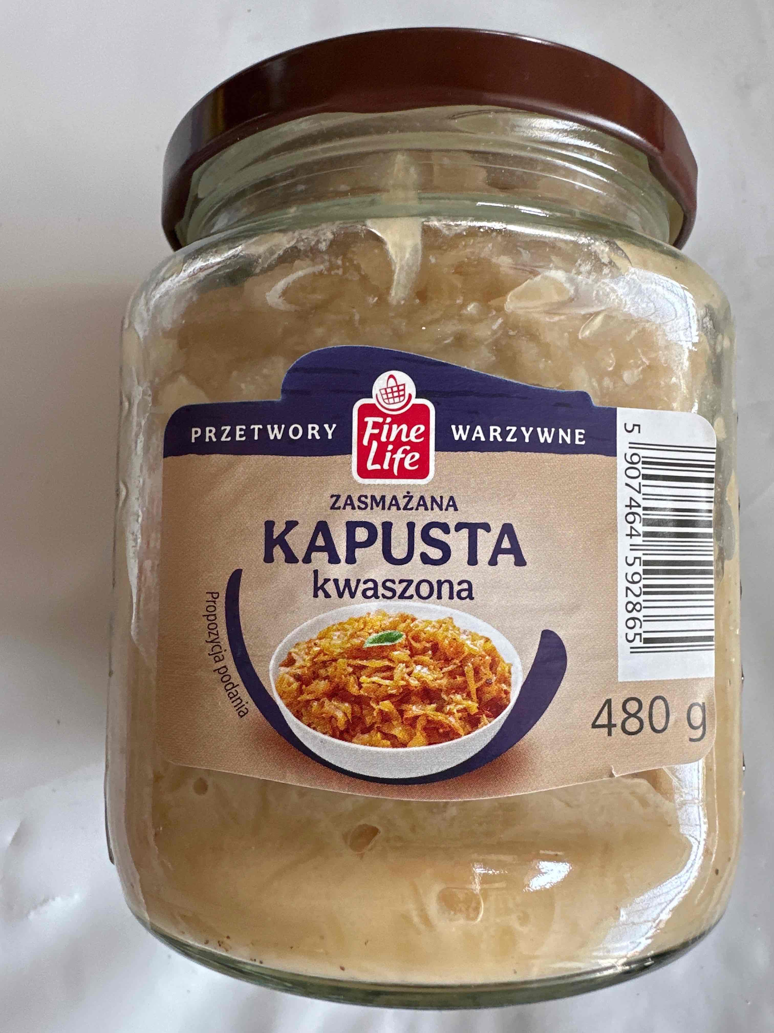 Zasmażana kapusta kwaszona