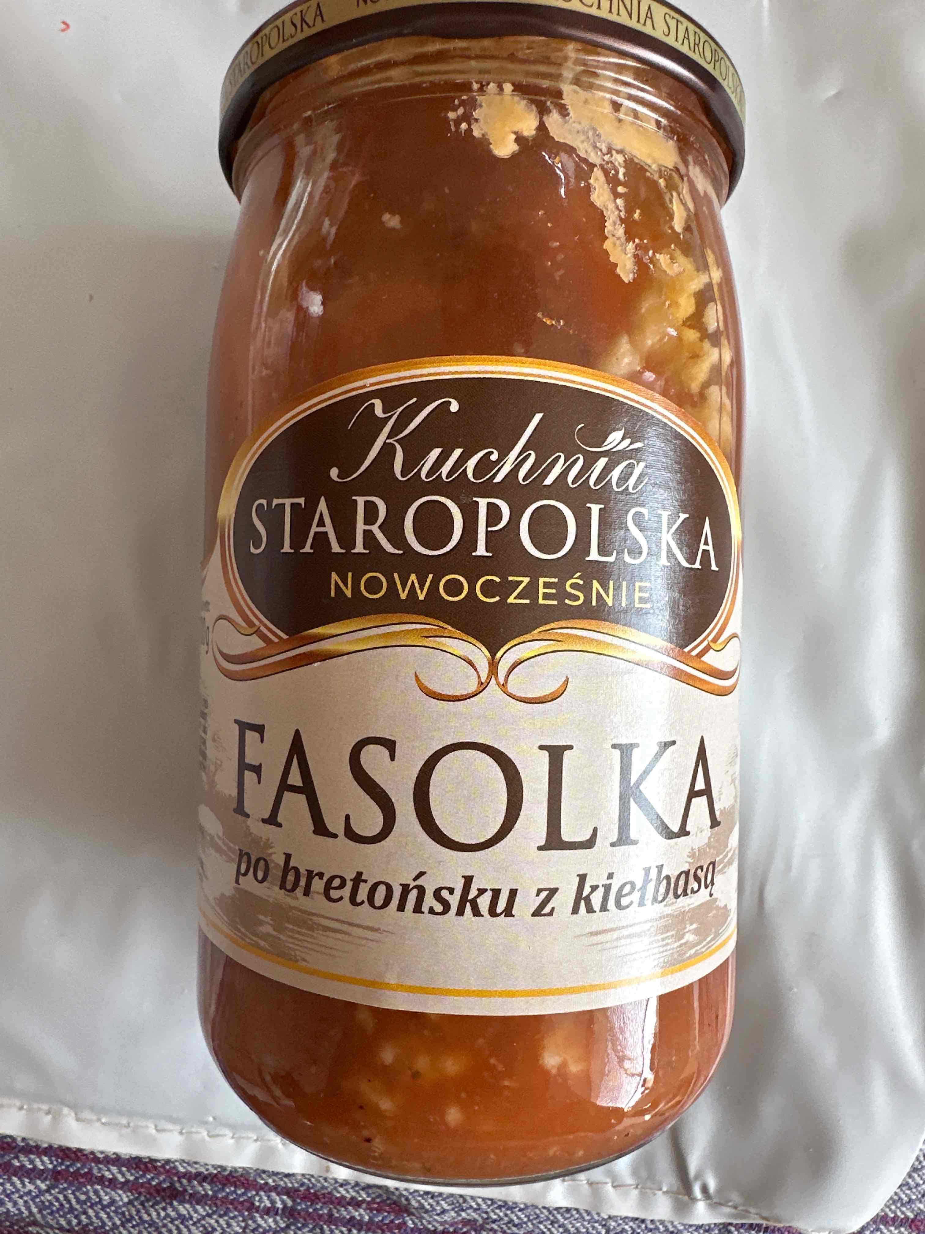 Fasolka po bretońsku z kiełbasą