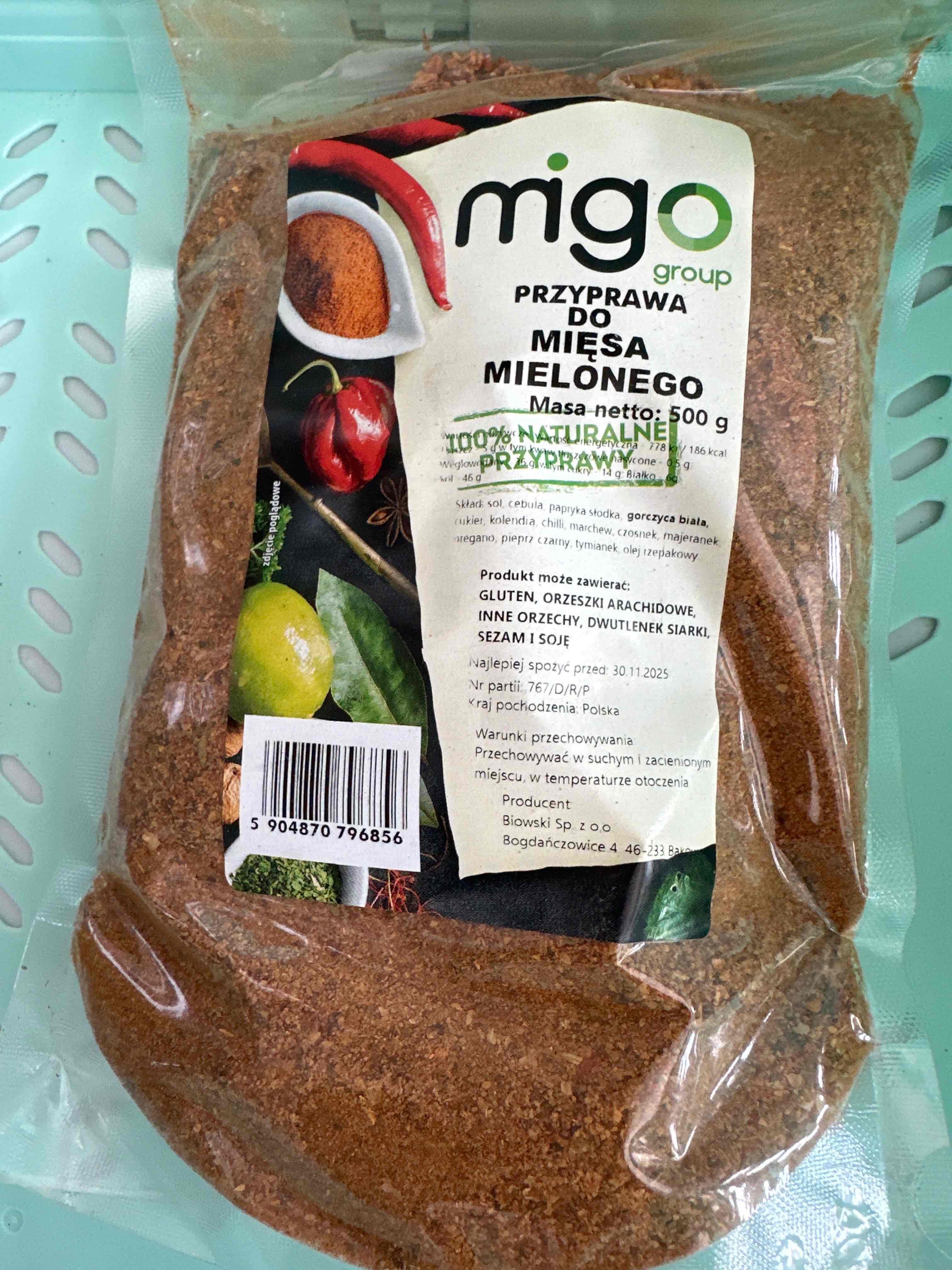 Przyprawa do mięsa mielonego