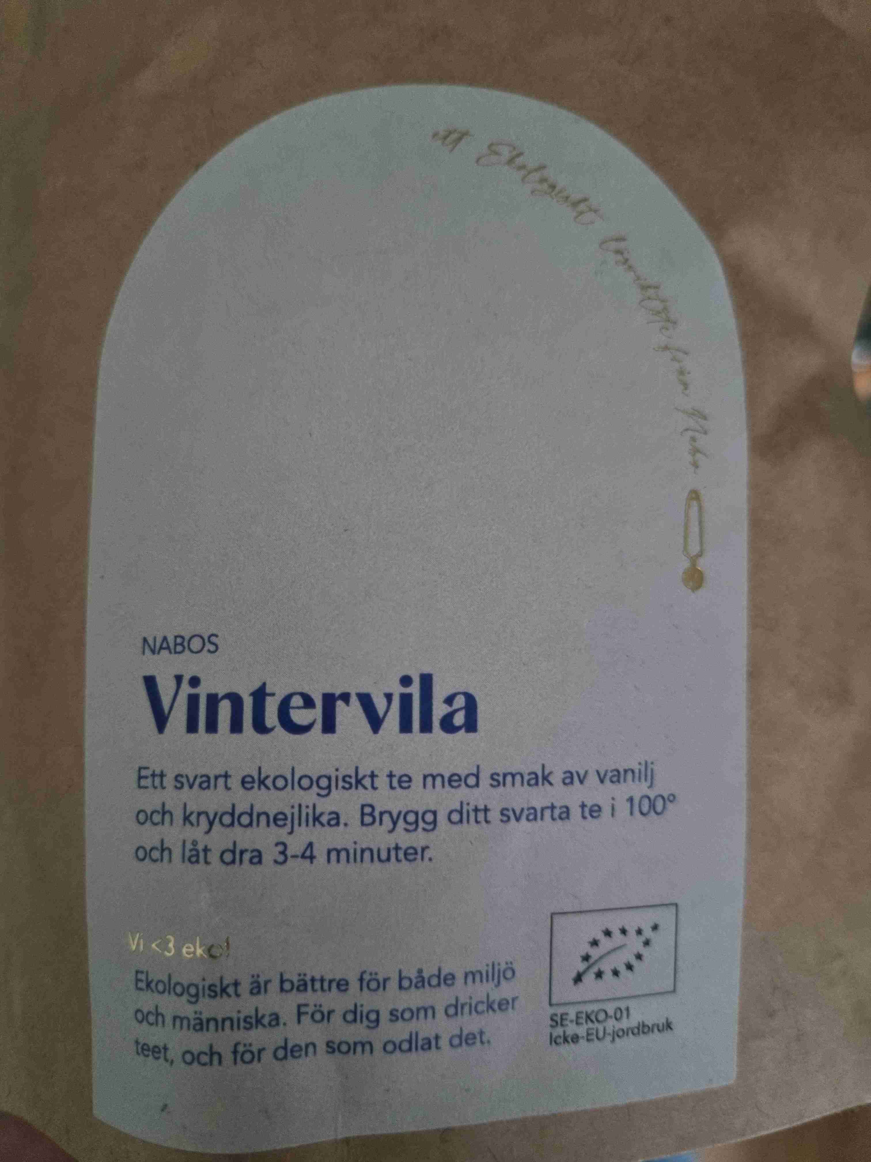 Svart te Vintervila