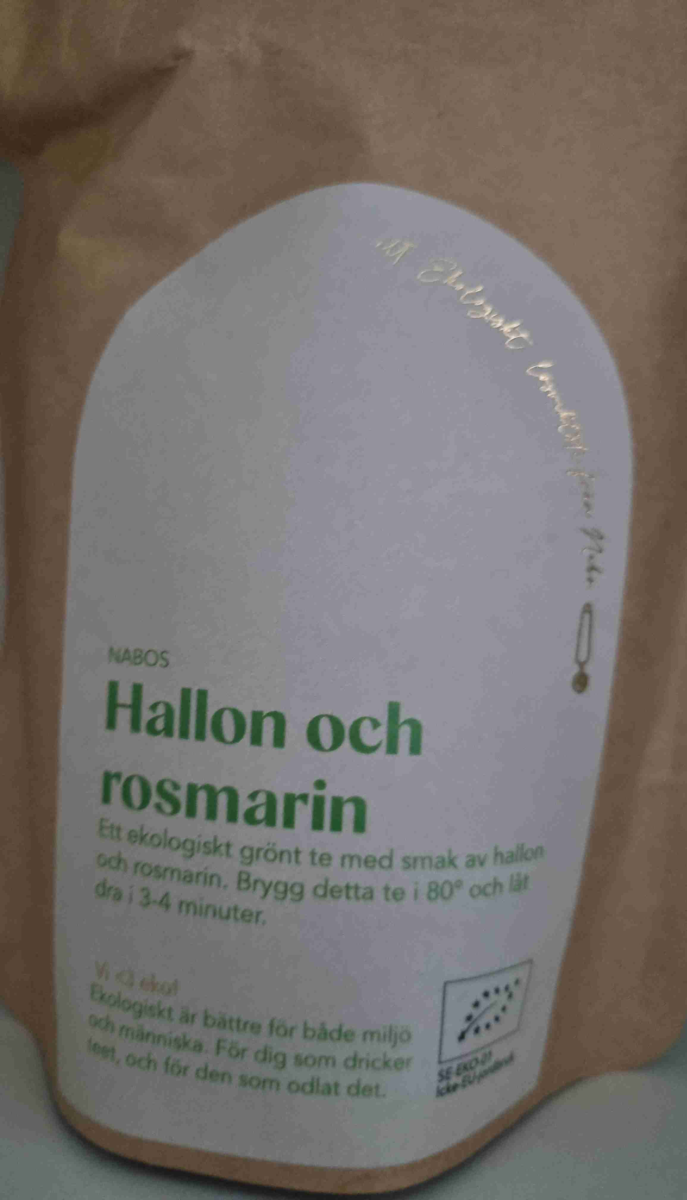 Grönt te Hallon och Rosmarin