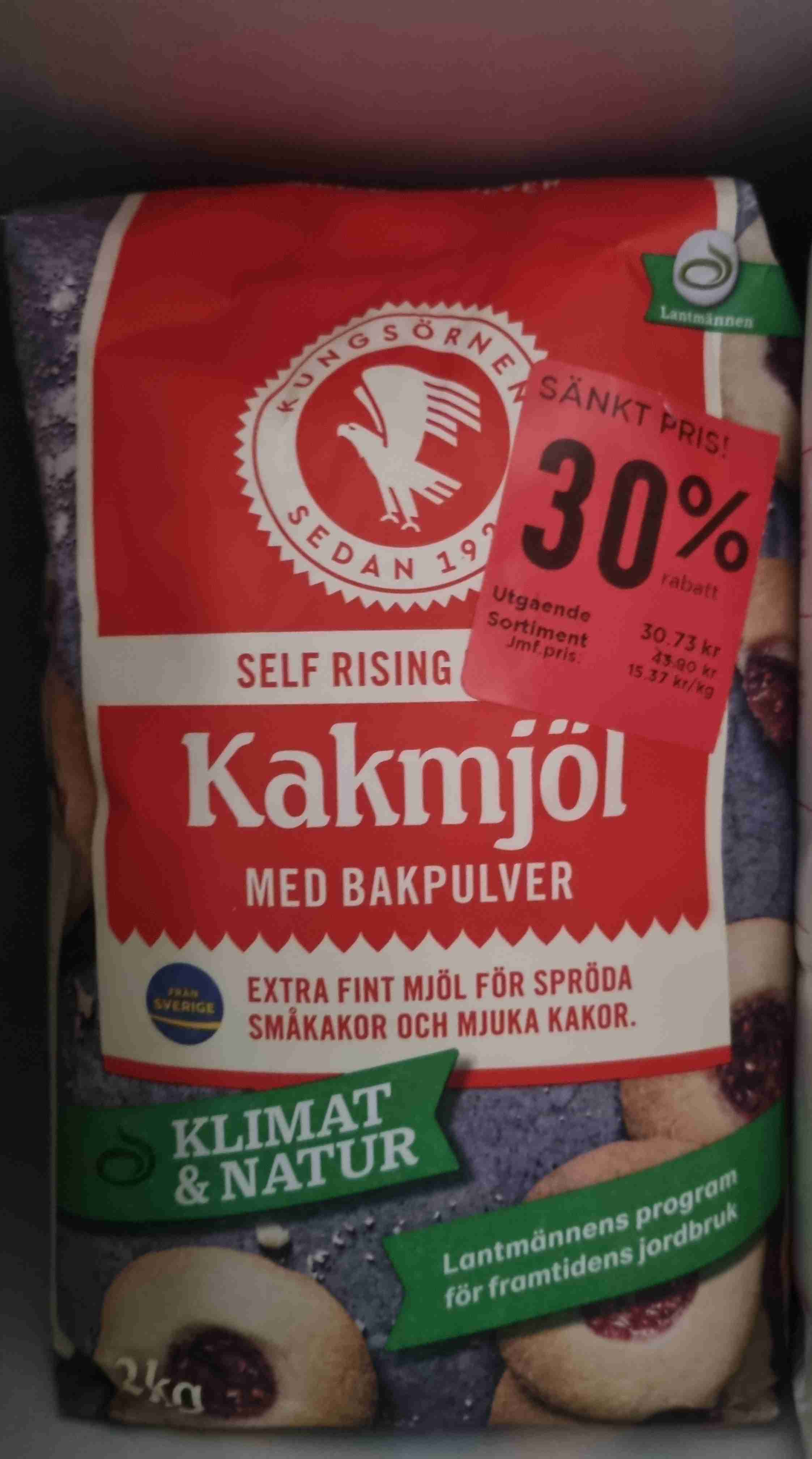 Kakmjöl ( self-raising flour)