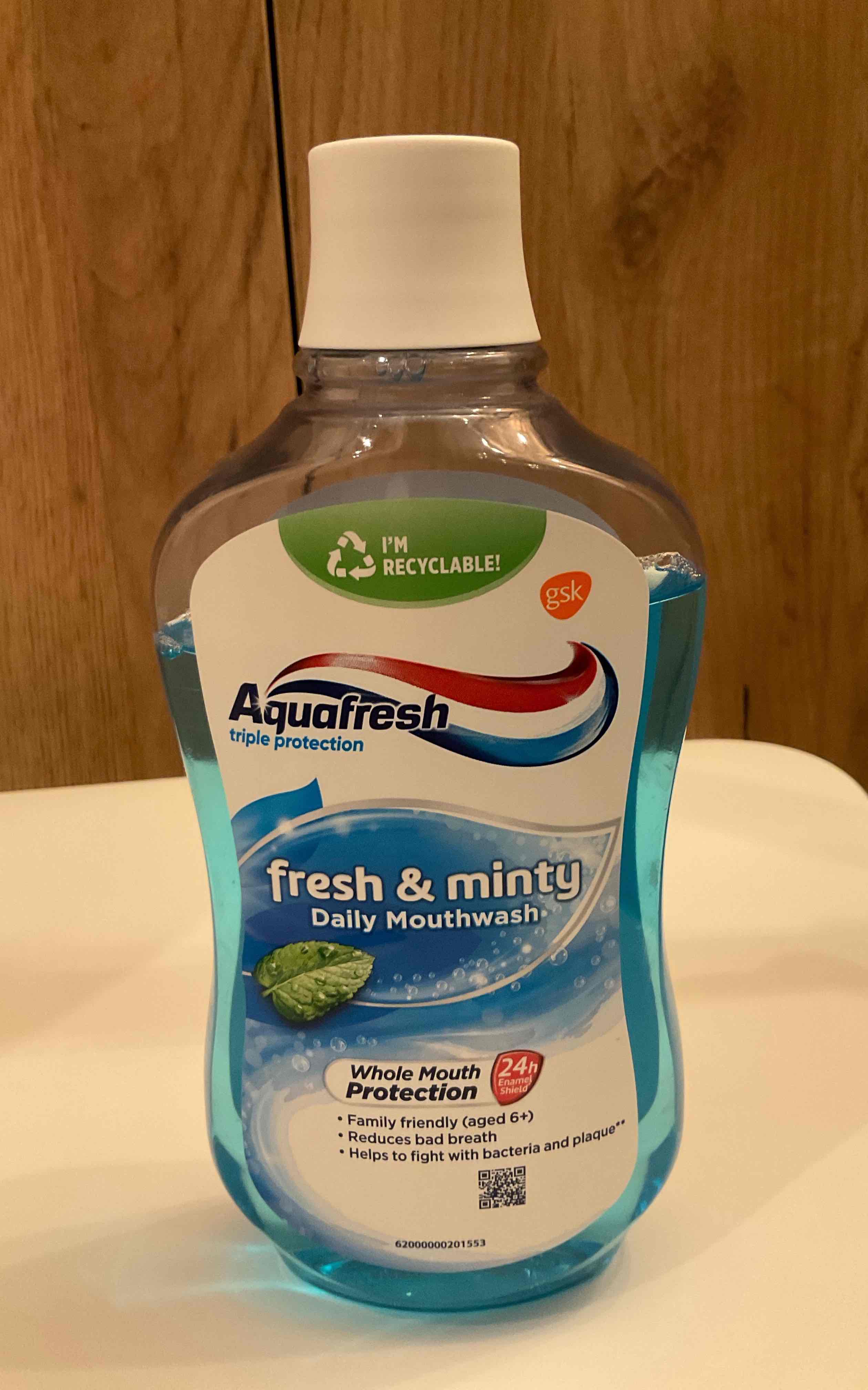 Fresh & minty daily mouthwash