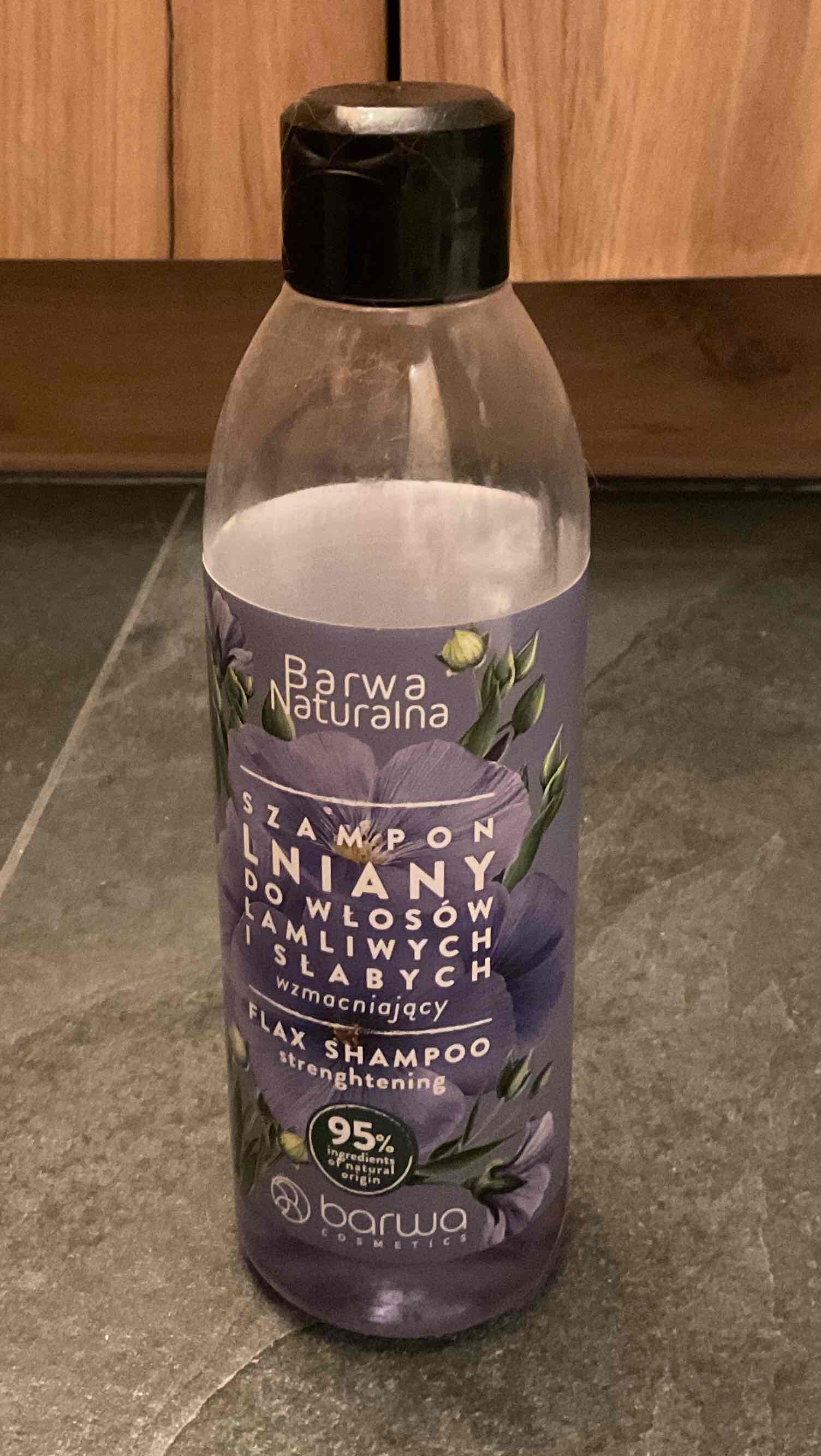 Szampon lniany do włosów łamliwych i słabych