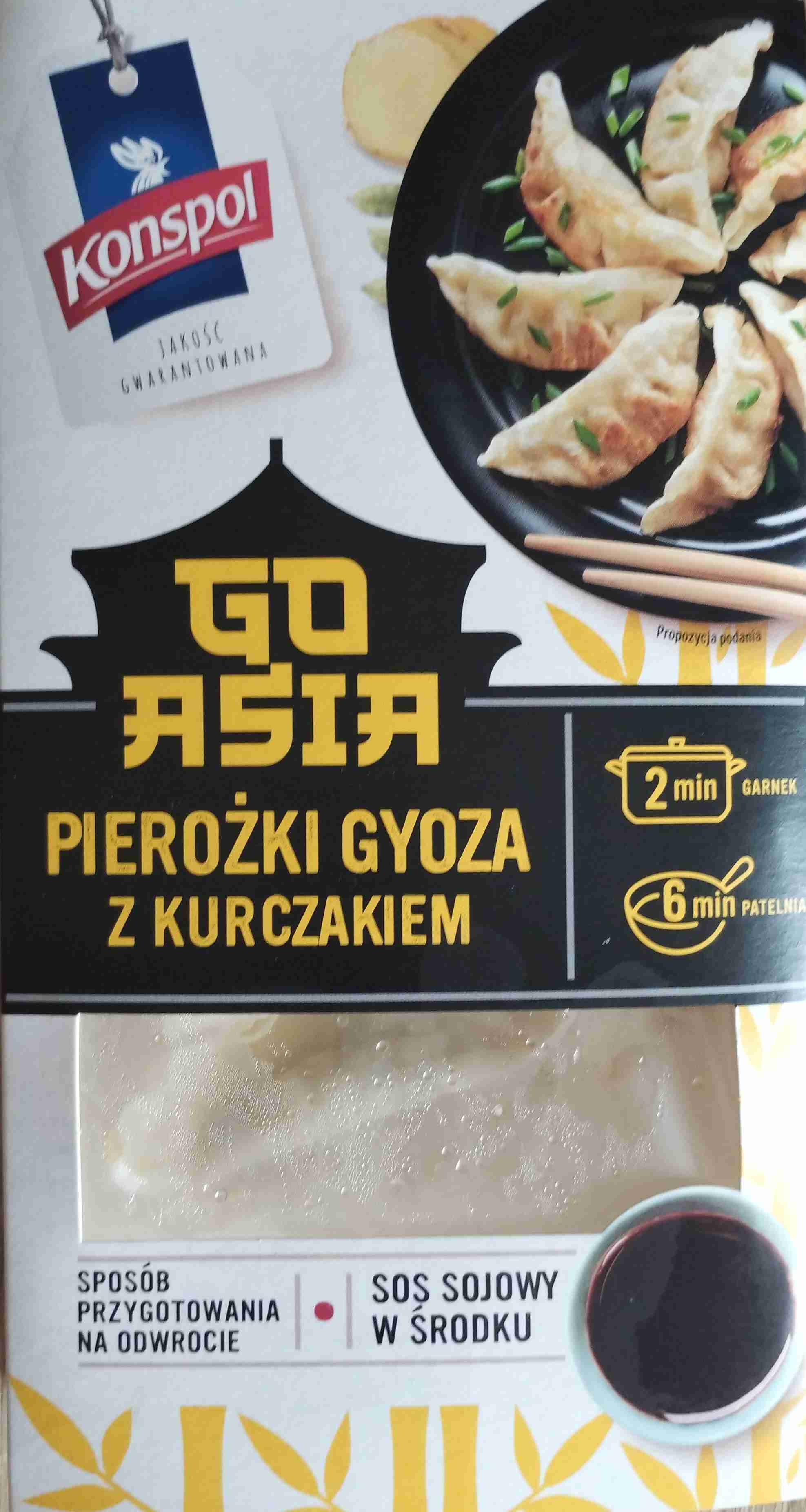 Pierożki Gyoza z kurczakiem