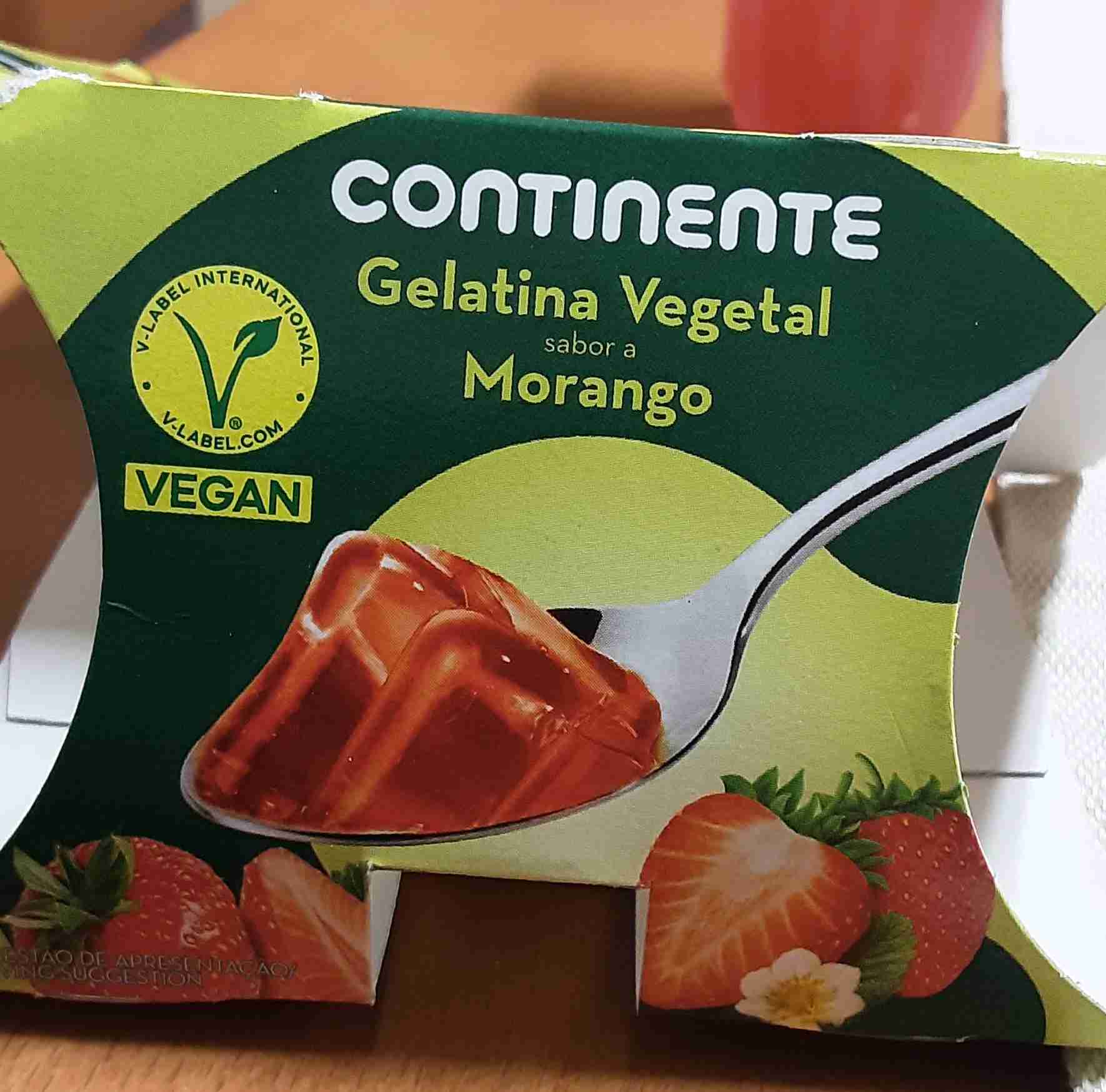 Gelatina vegetal sabor a morango