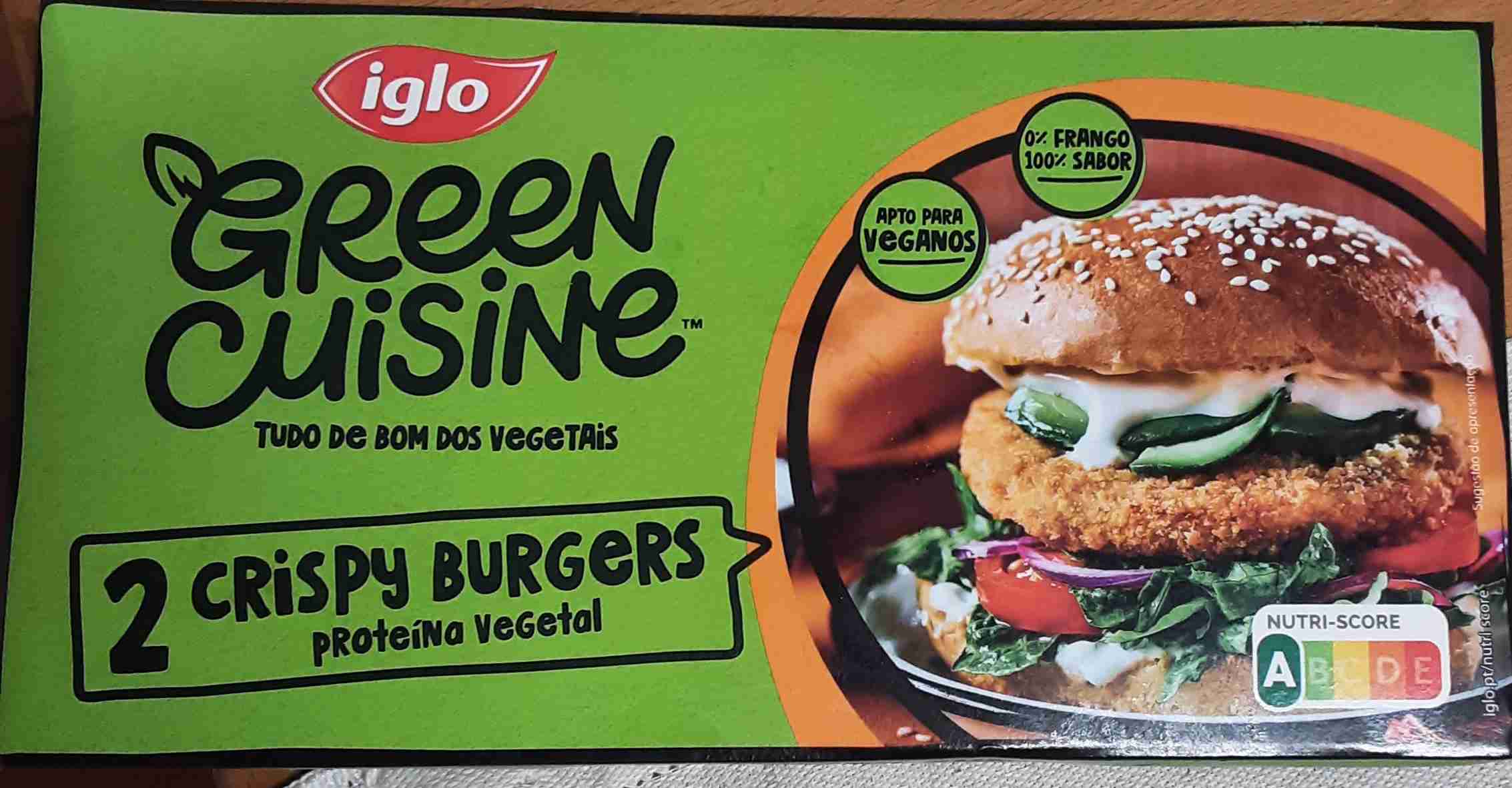 Crispy burgers