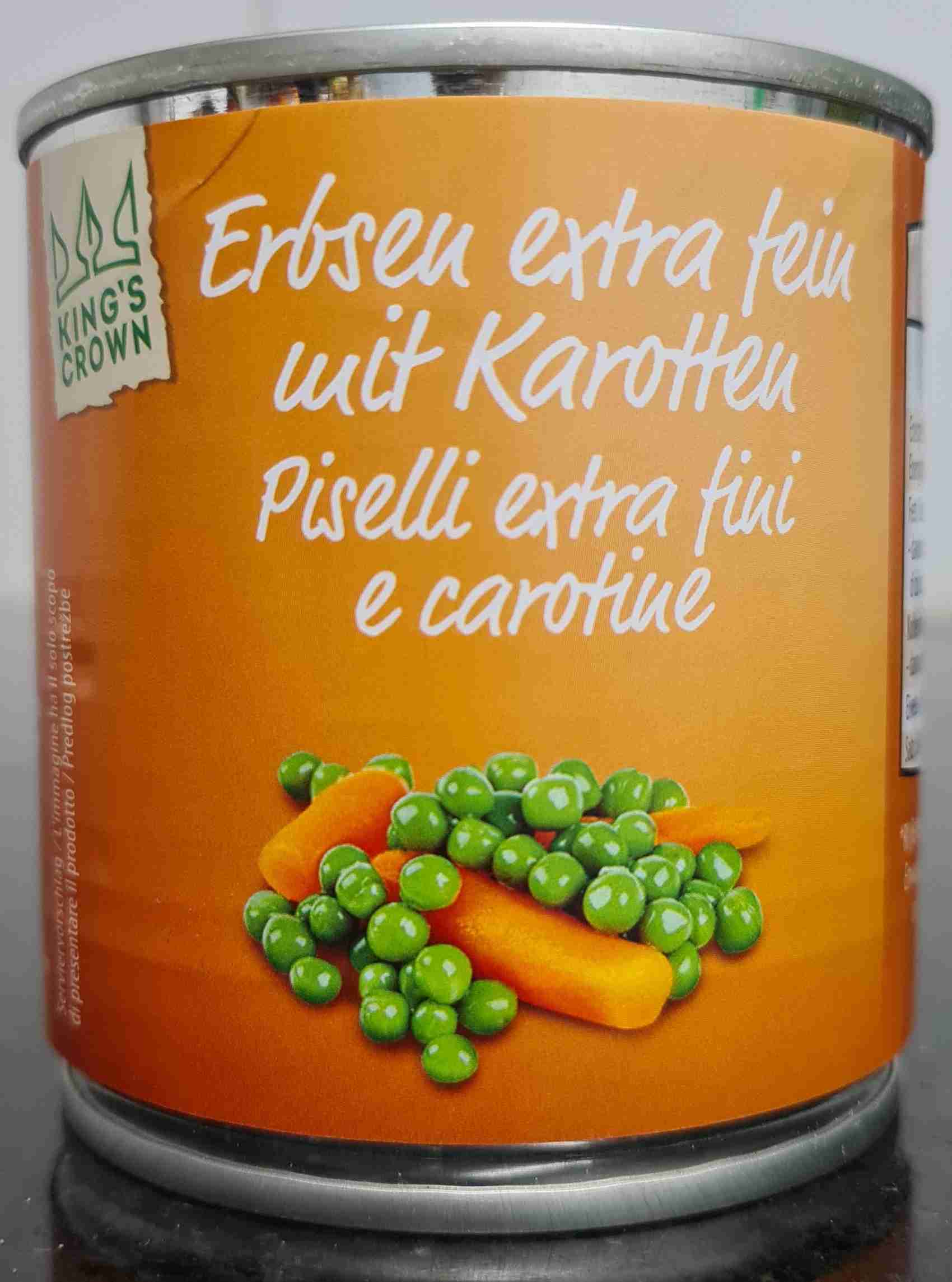 Erbsen mit Karotten