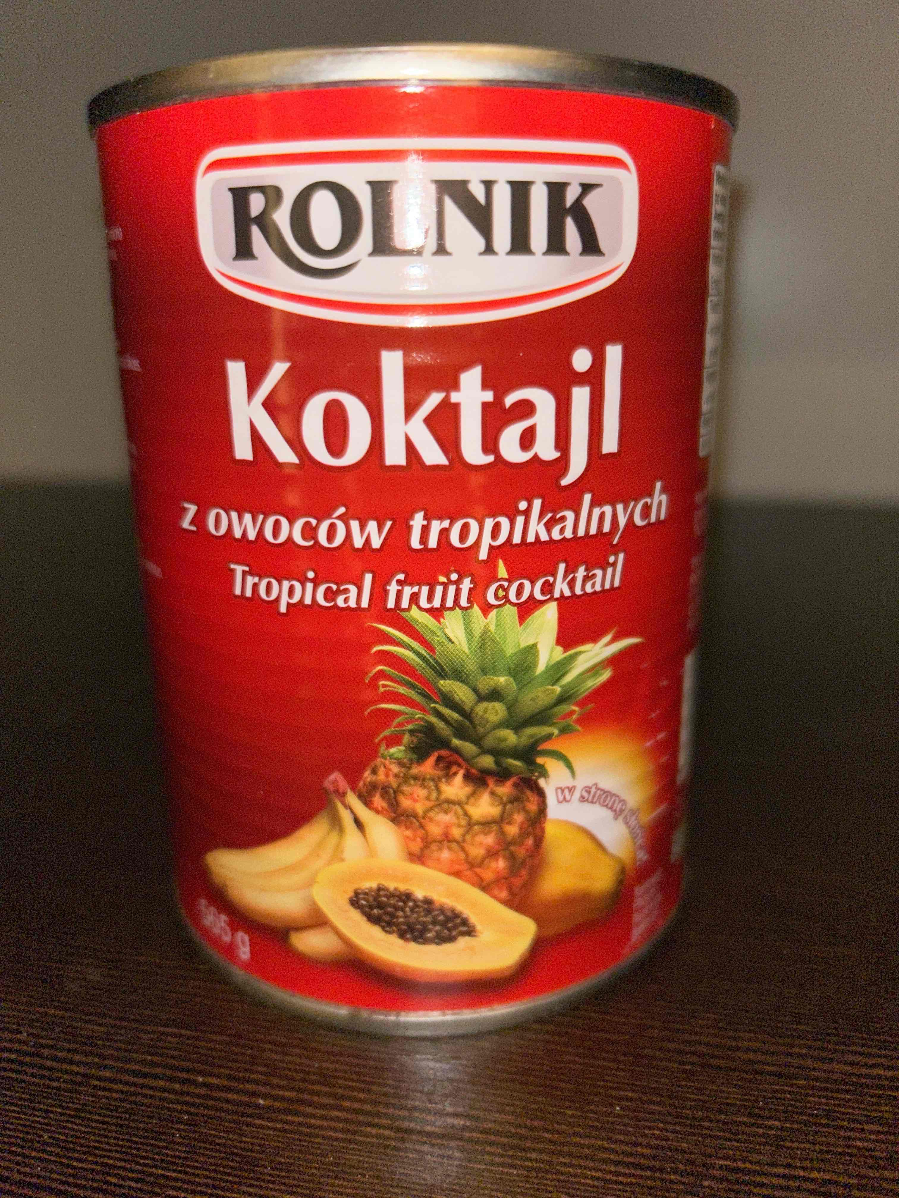 Koktajl z owoców tropikalnych