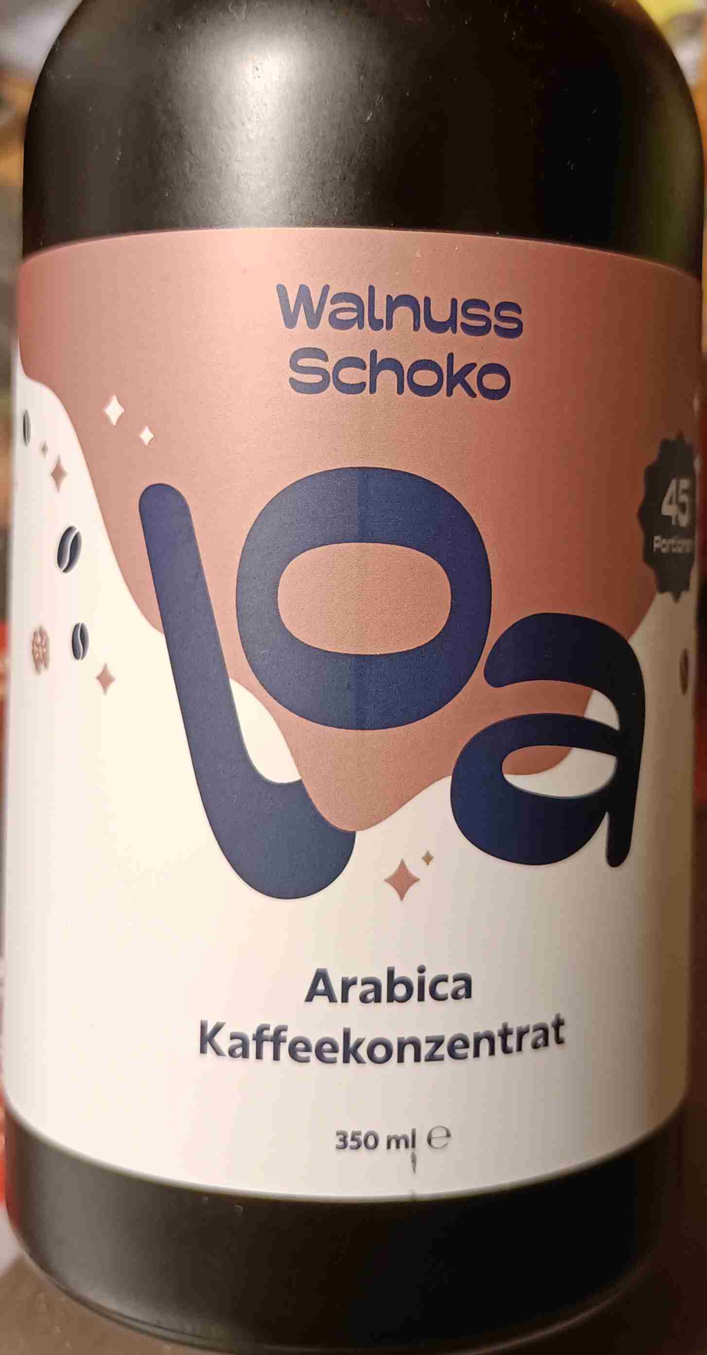 Arabica Kaffeekonzentrat Walnuss Schoko