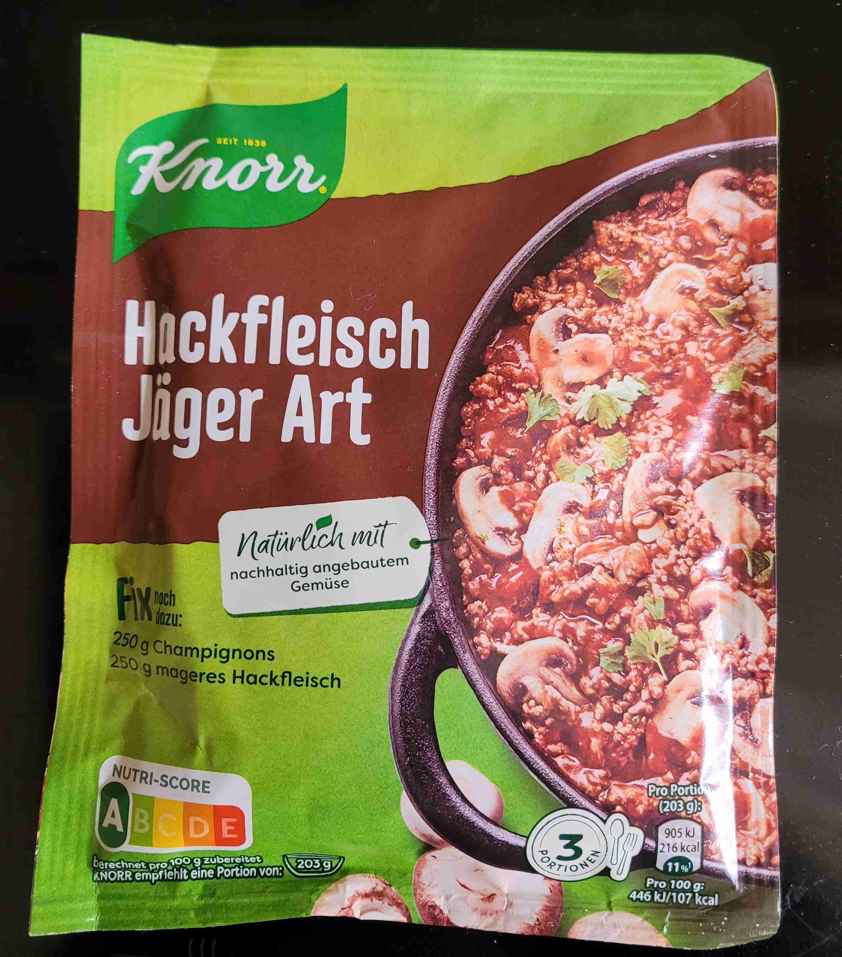 Hackfleisch Jäger Art