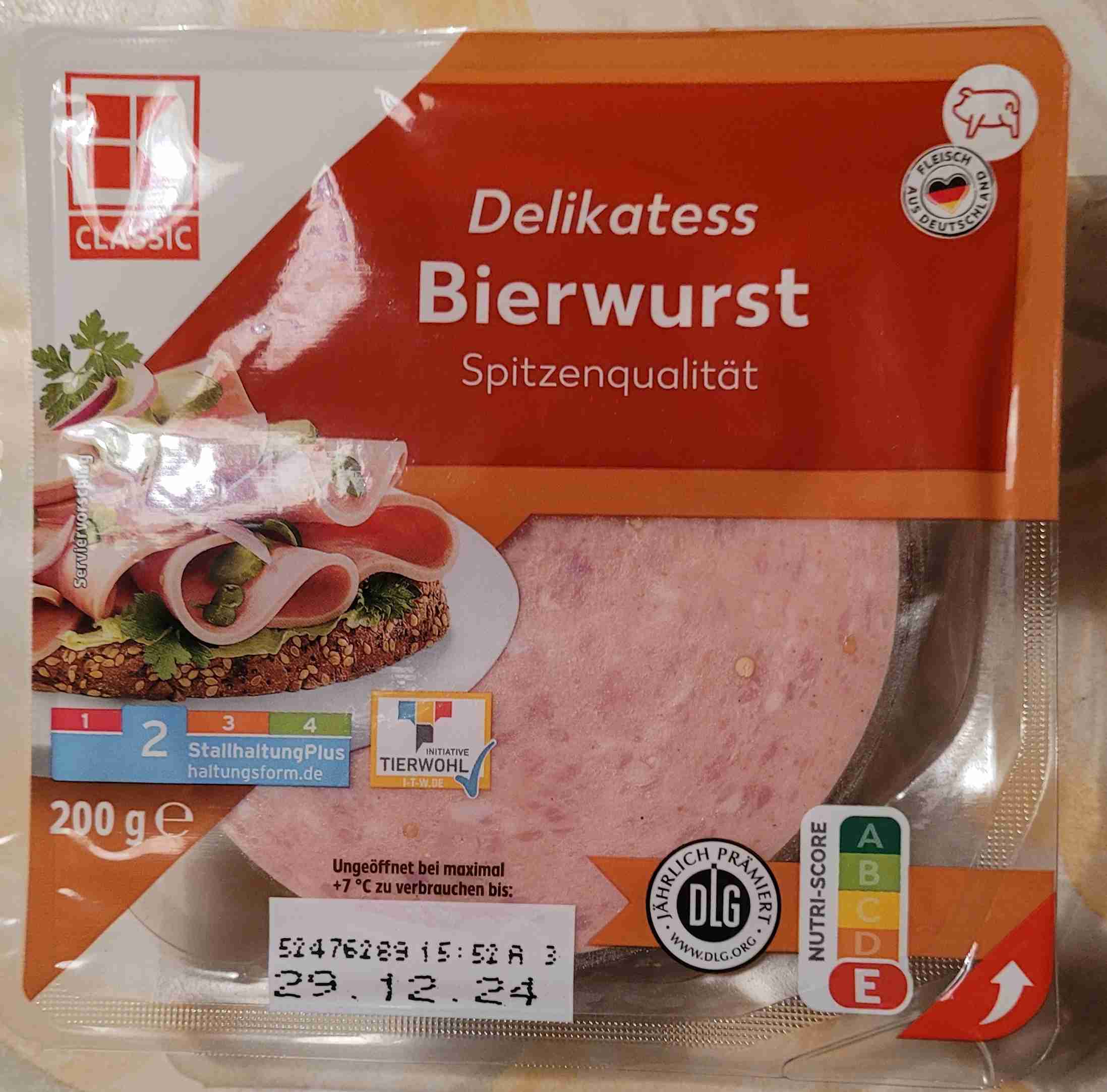 Delikatess Bierwurst