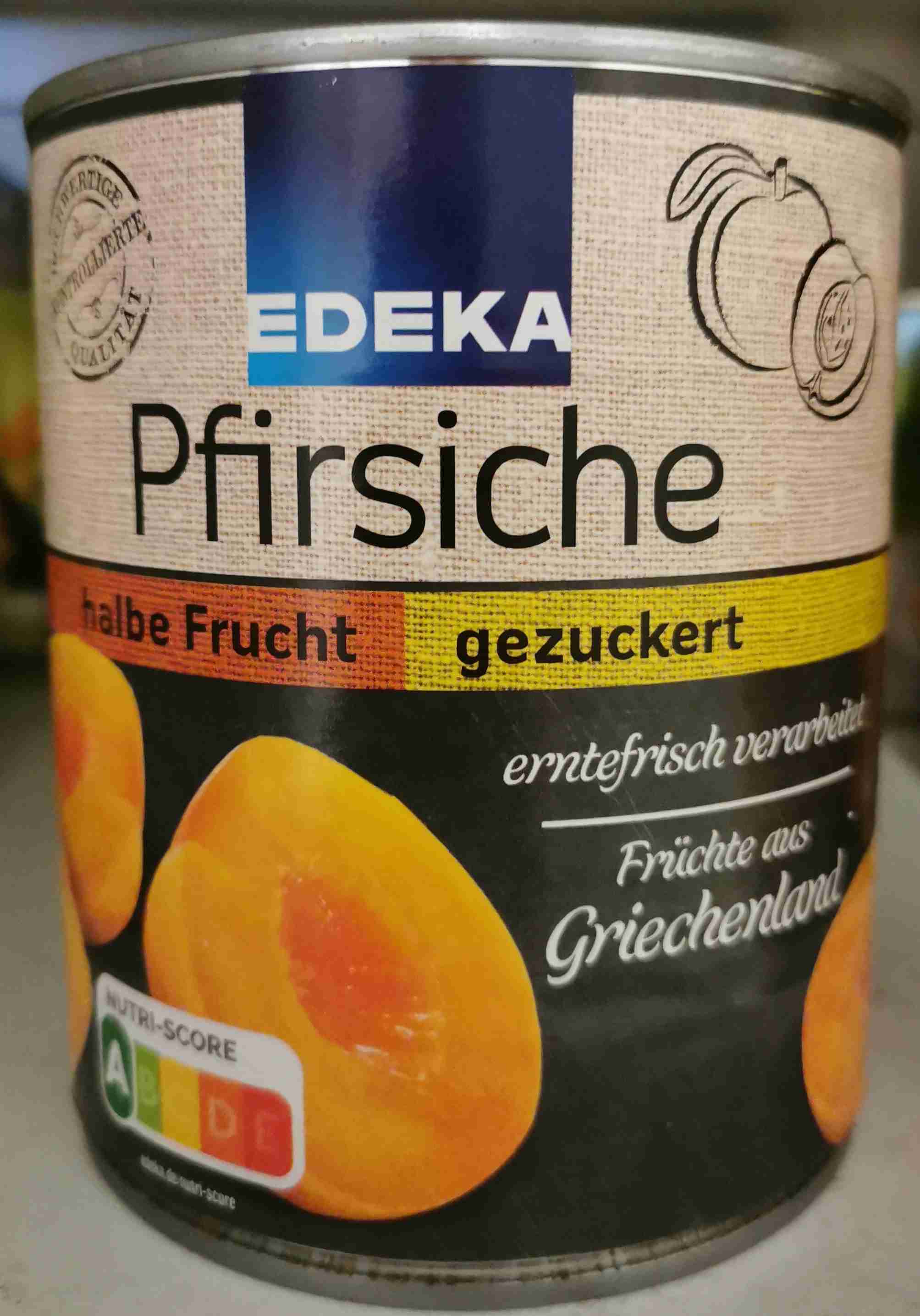 Pfirsich halbe Frucht