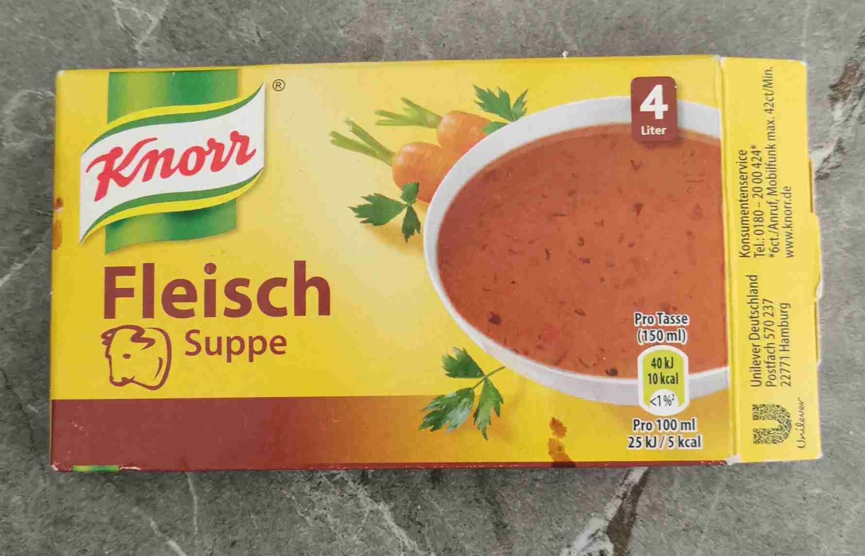 Fleisch Suppe