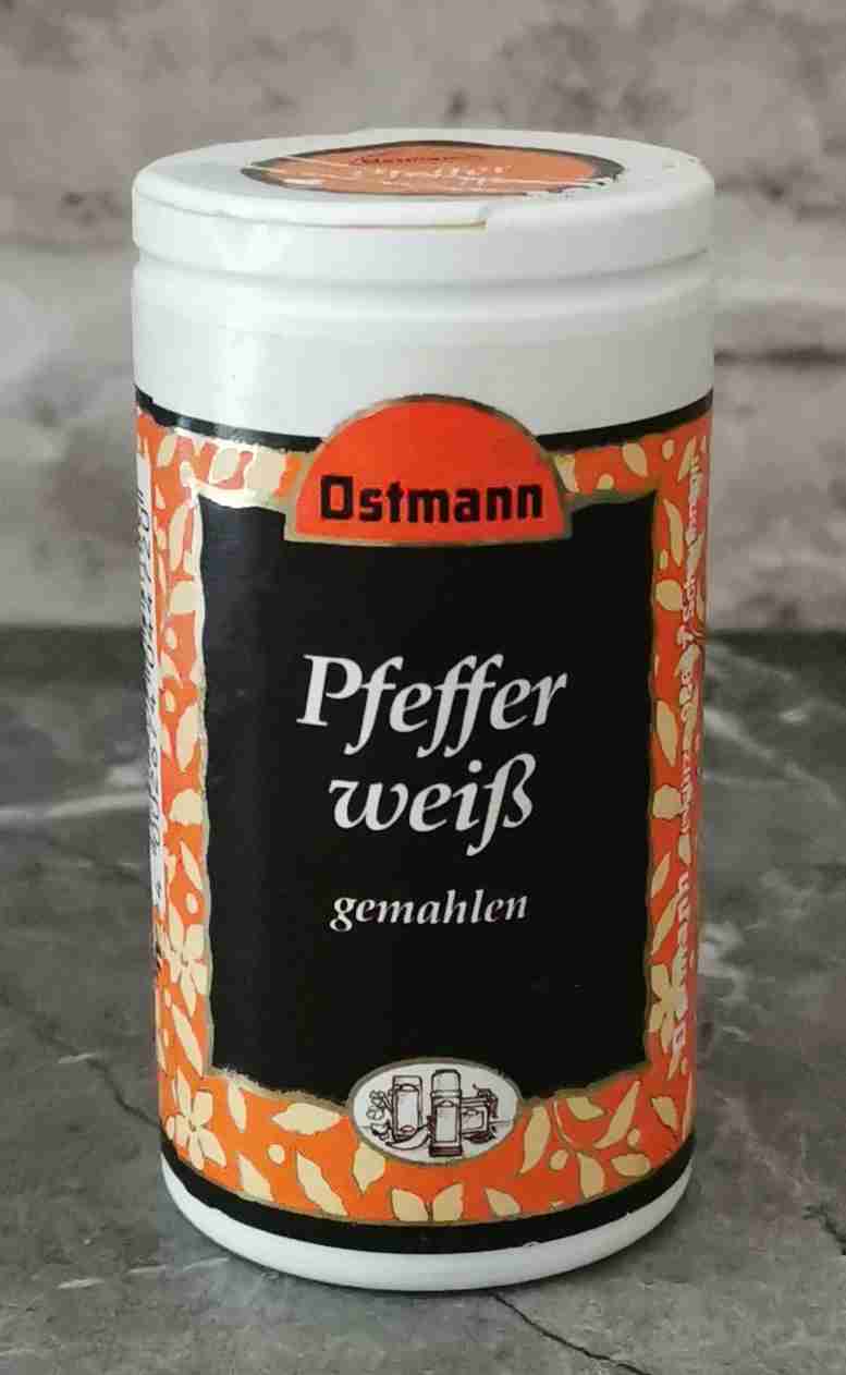Pfeffer weiß, gemahlen