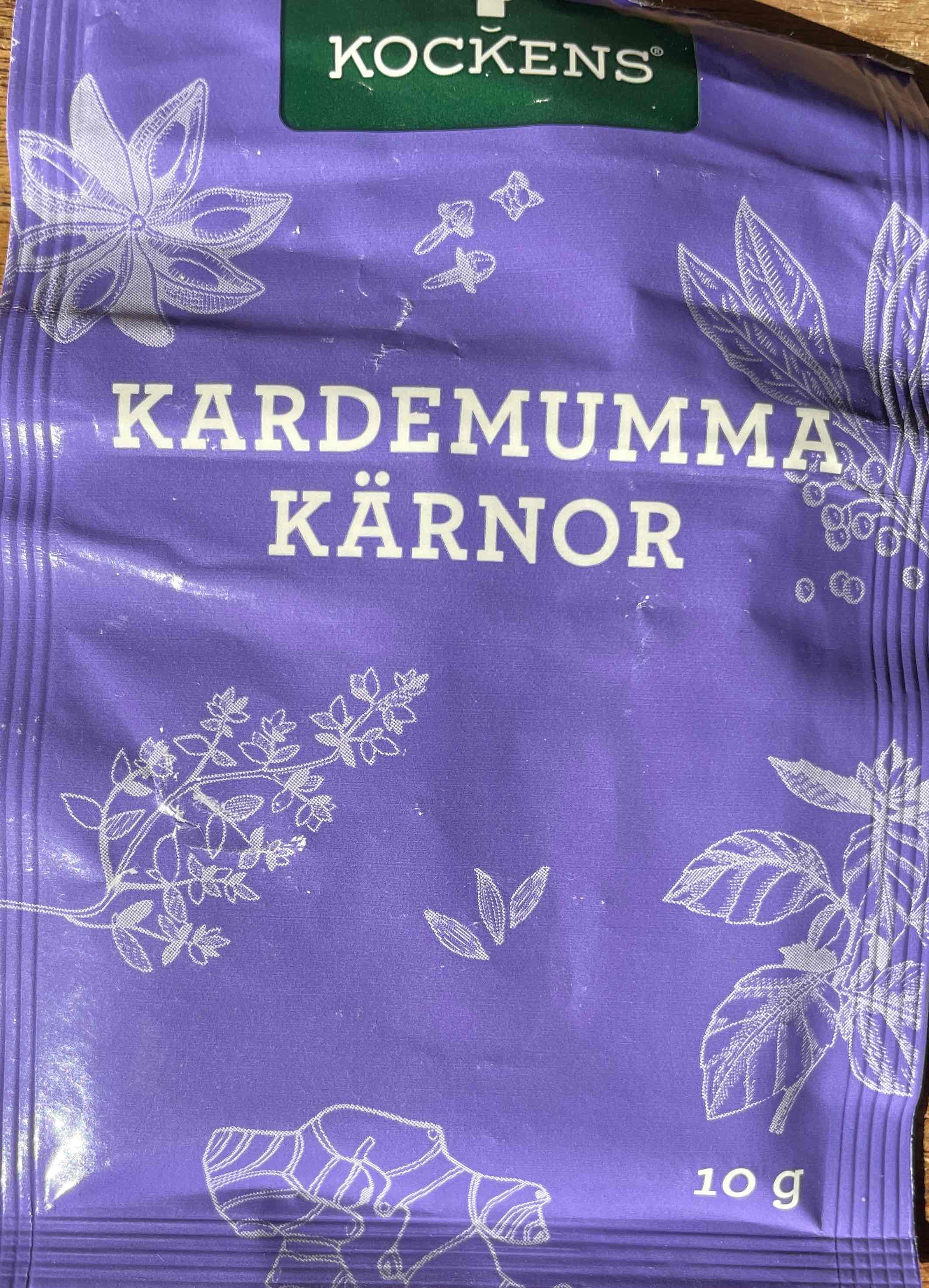 Kardemumma kärnor