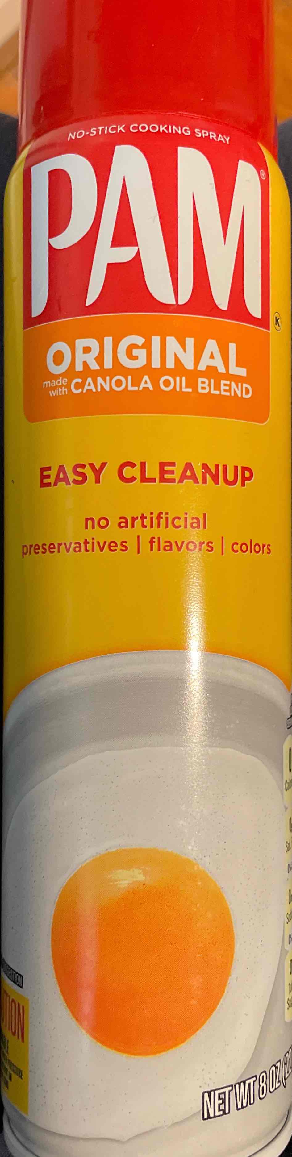 No stick cooking spray