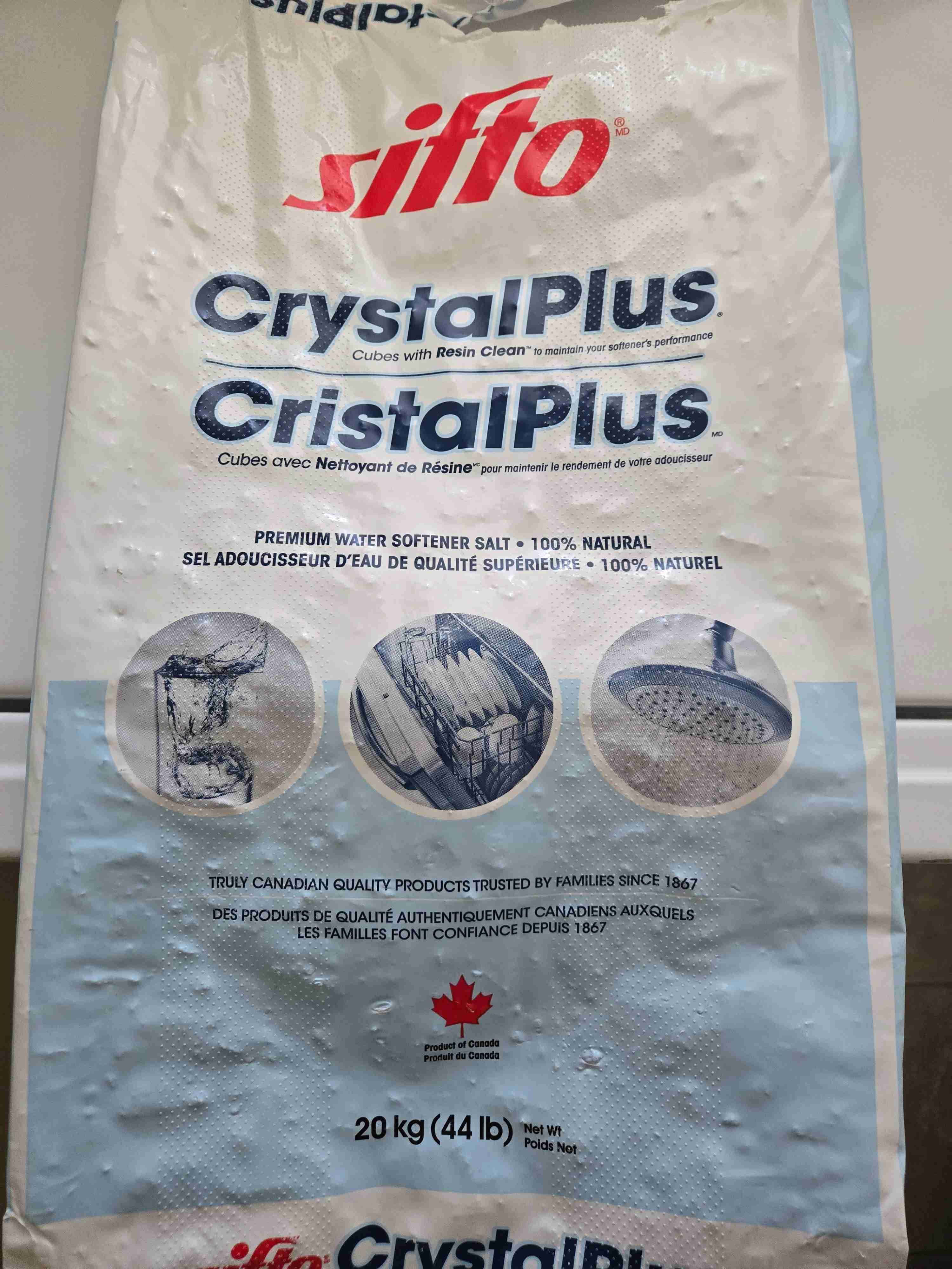 Salt, water softener