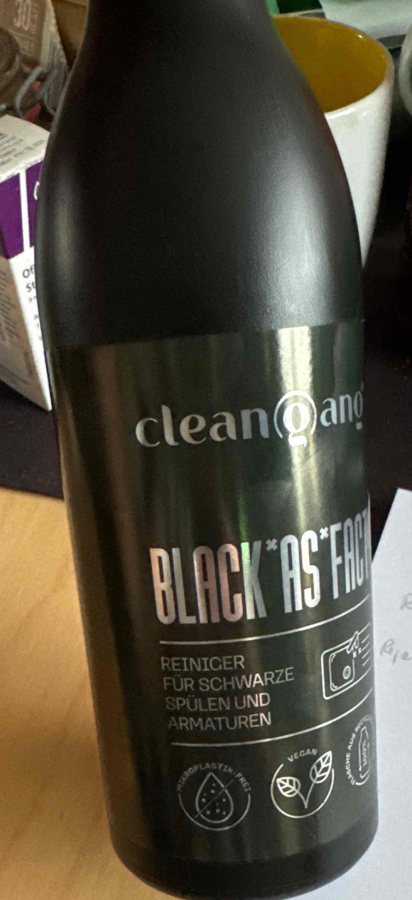 Black*As*Fact (Reiniger für schwarze Spüle)