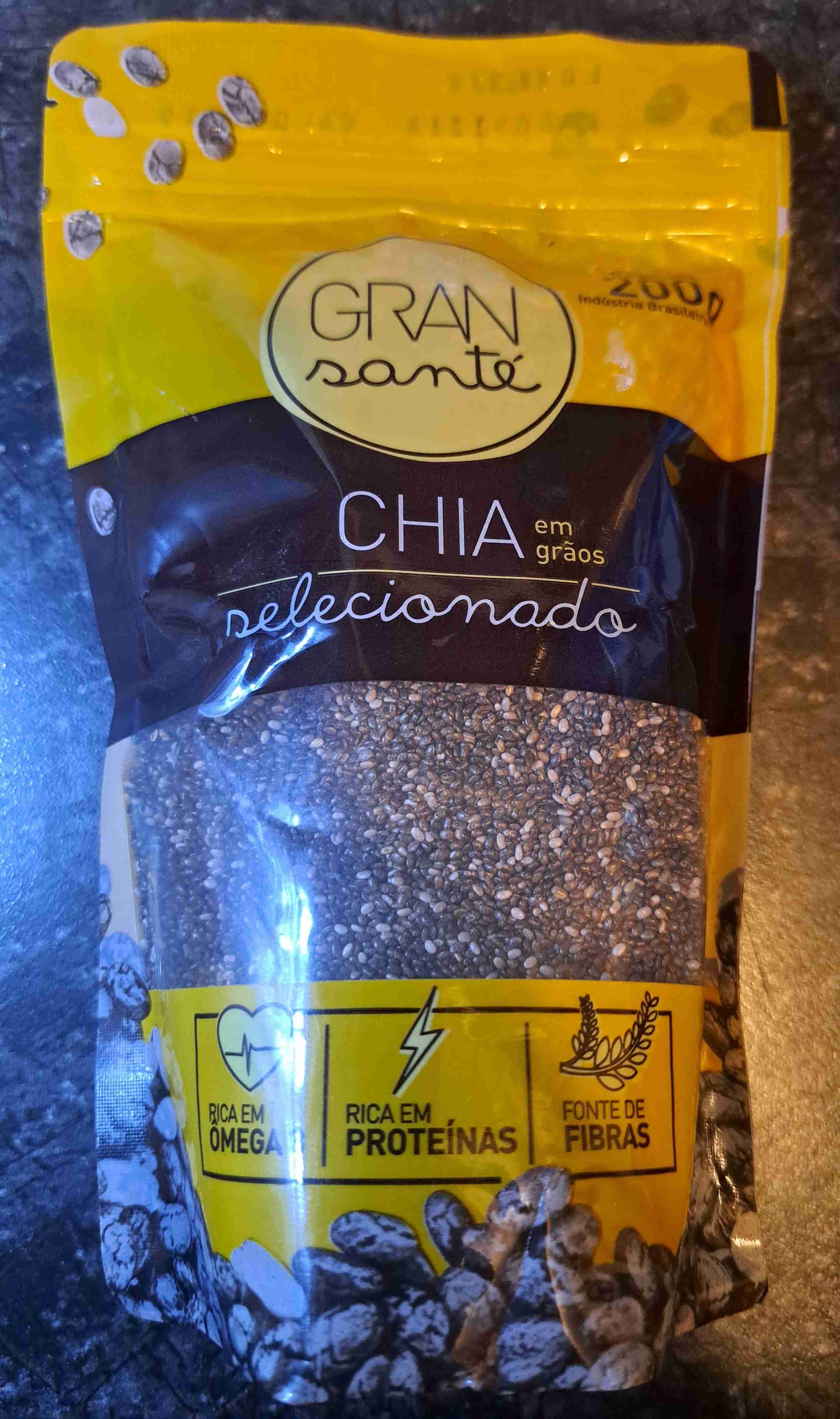 Chia em grāos selecionado