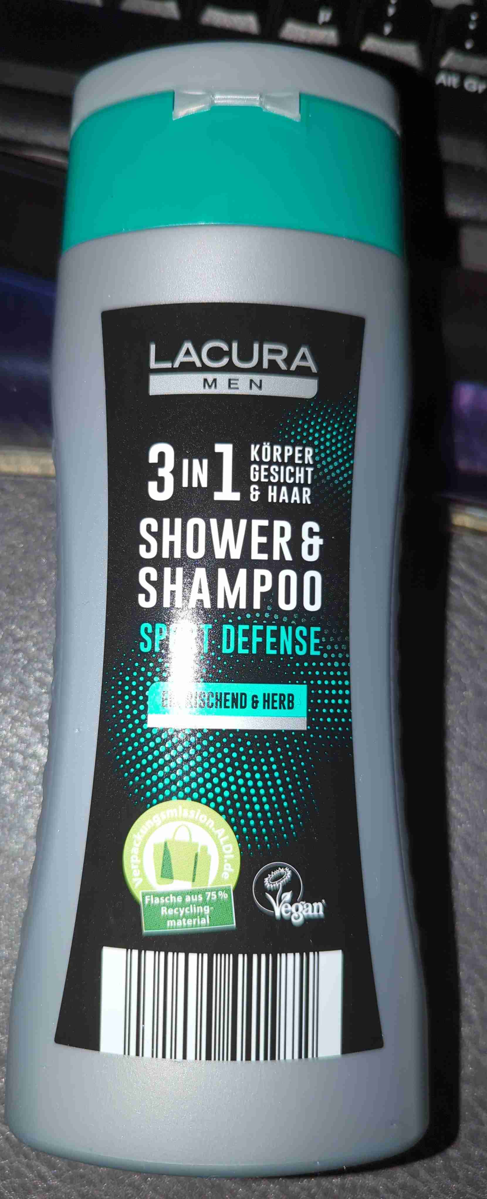 3 in 1 Shower & Shampoo Sport Defense