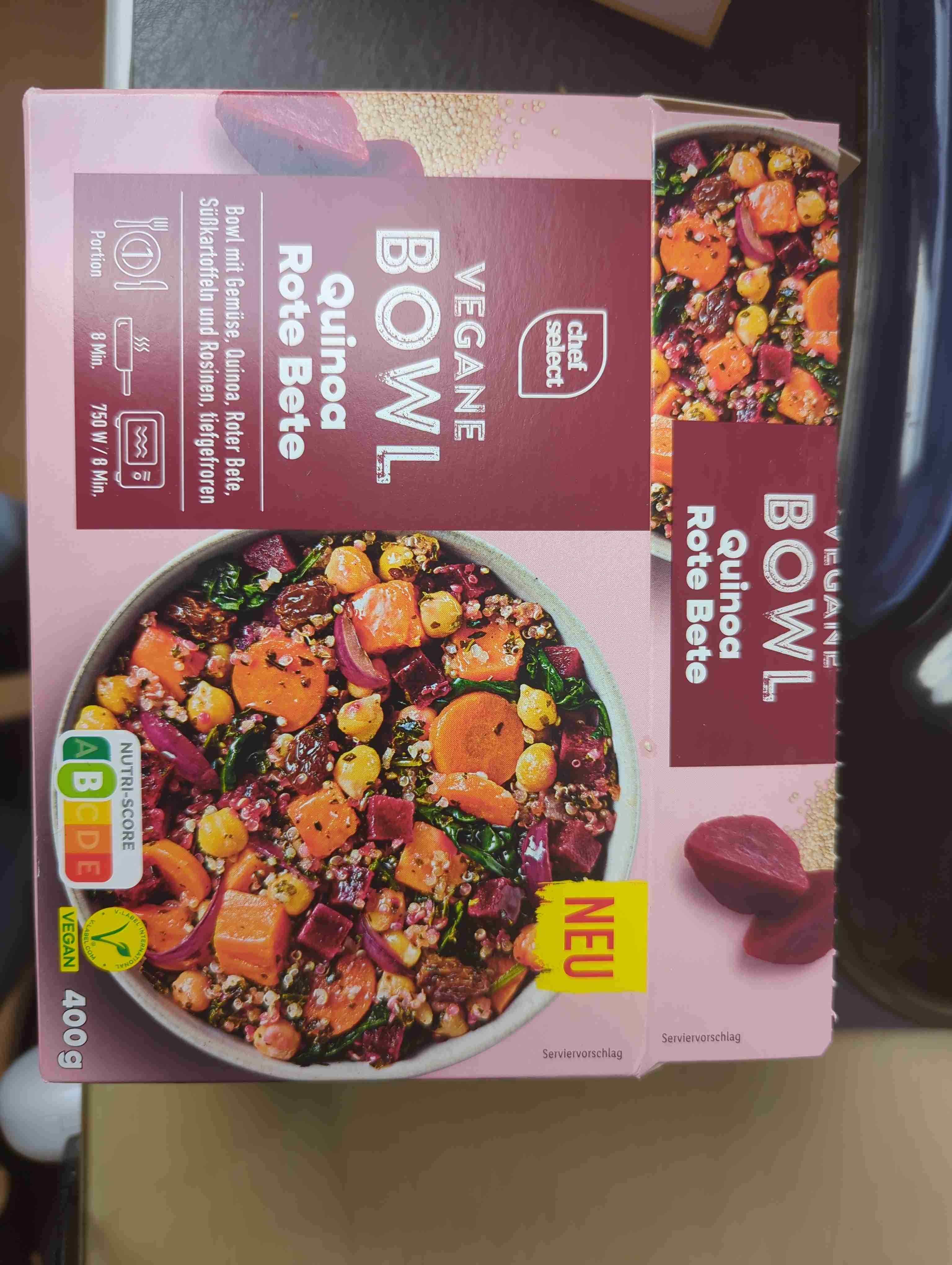 Vegane Bowl - Quinoa Rote Bete