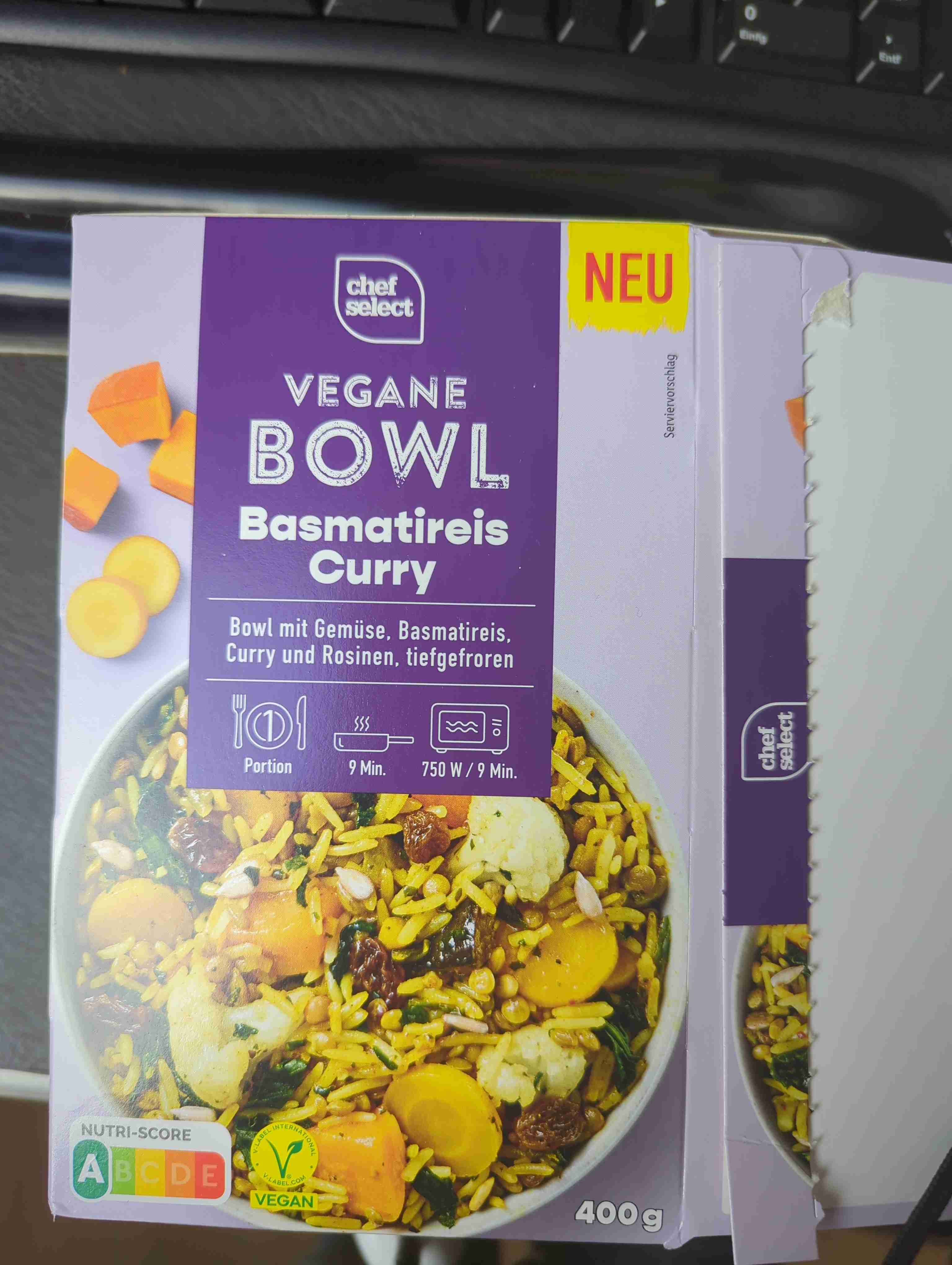 Vegane Bowl - Basmatireis Curry