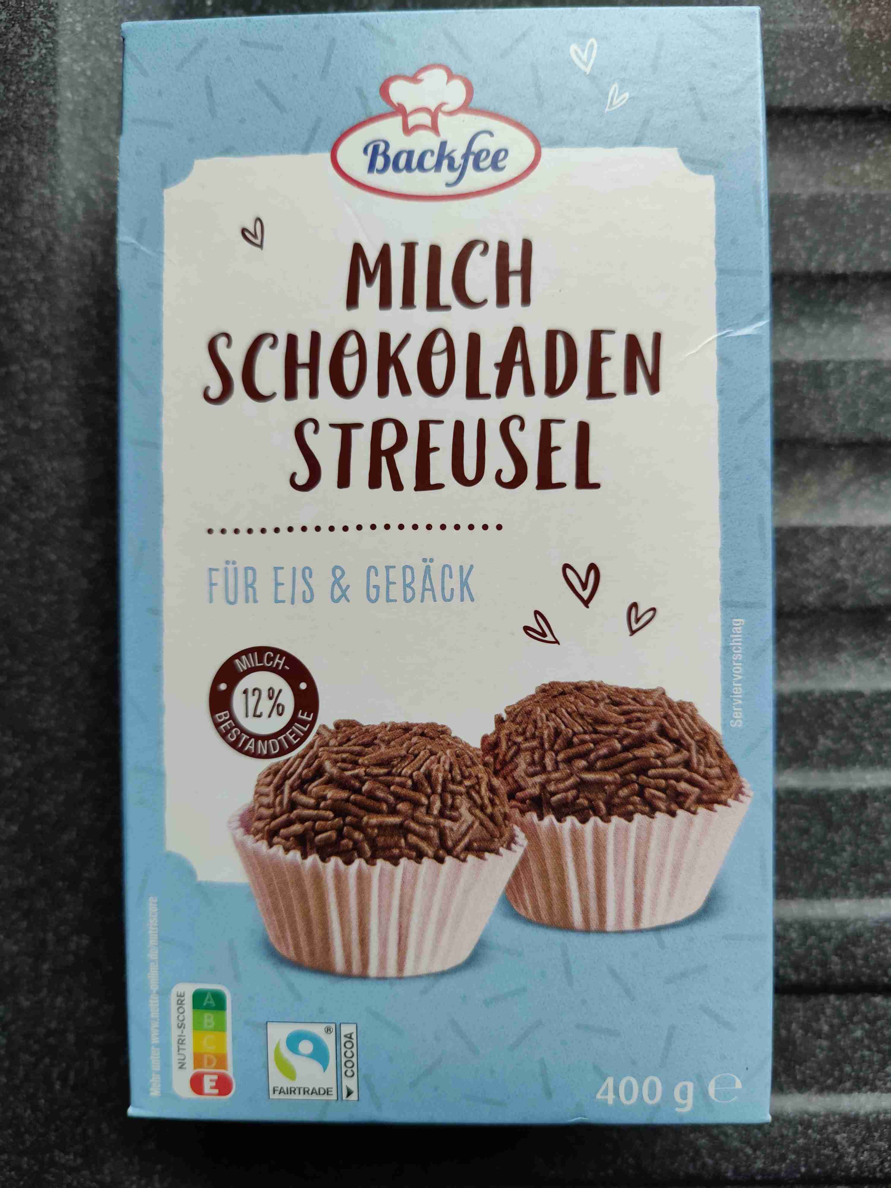 Mikch Schokoladen Streusel