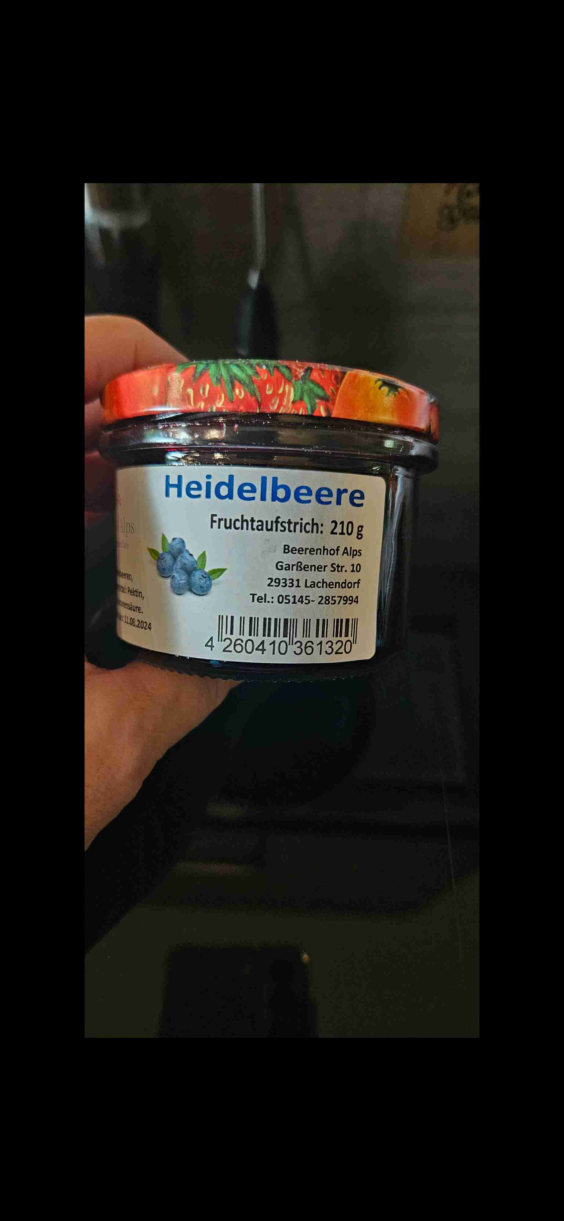 Heidelbeeren Fruchtaufstrich
