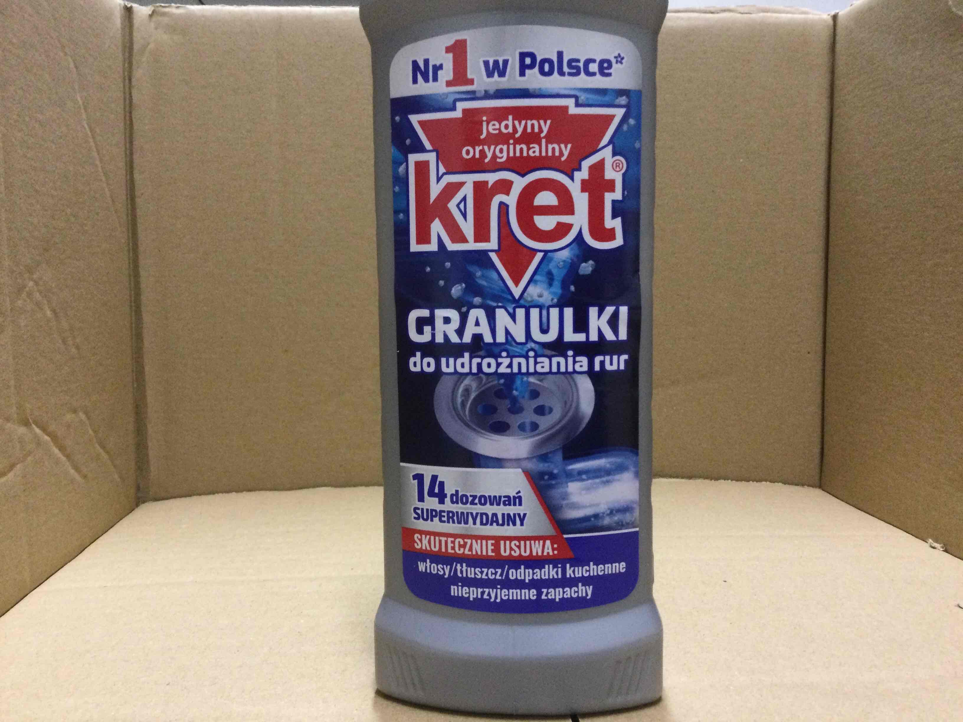 Kret granulki do udrożniania rur