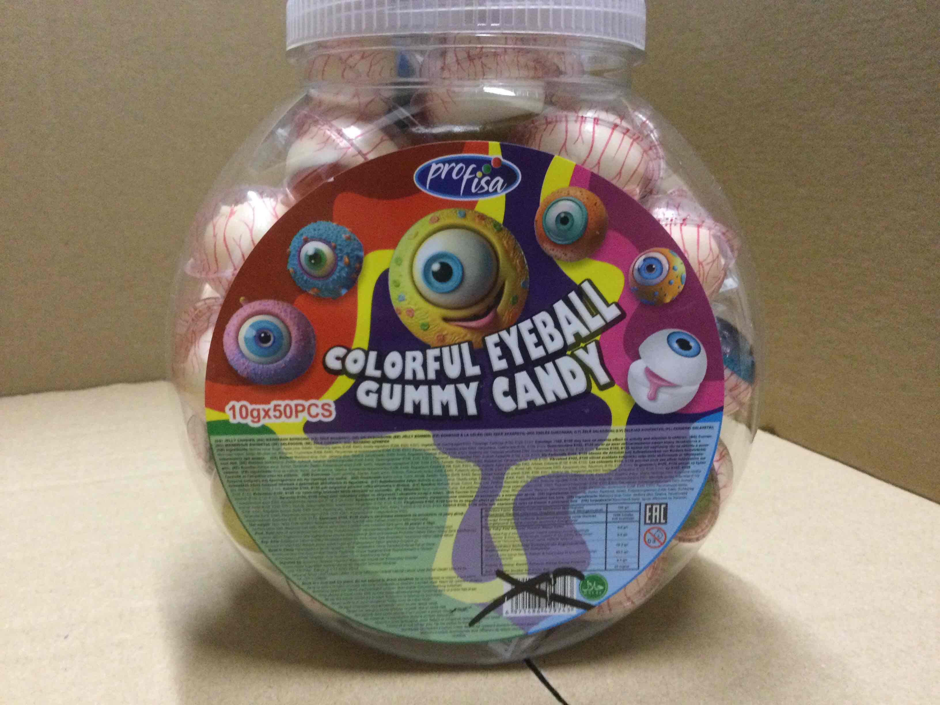 Cukierki galaretki colorful eyeball
