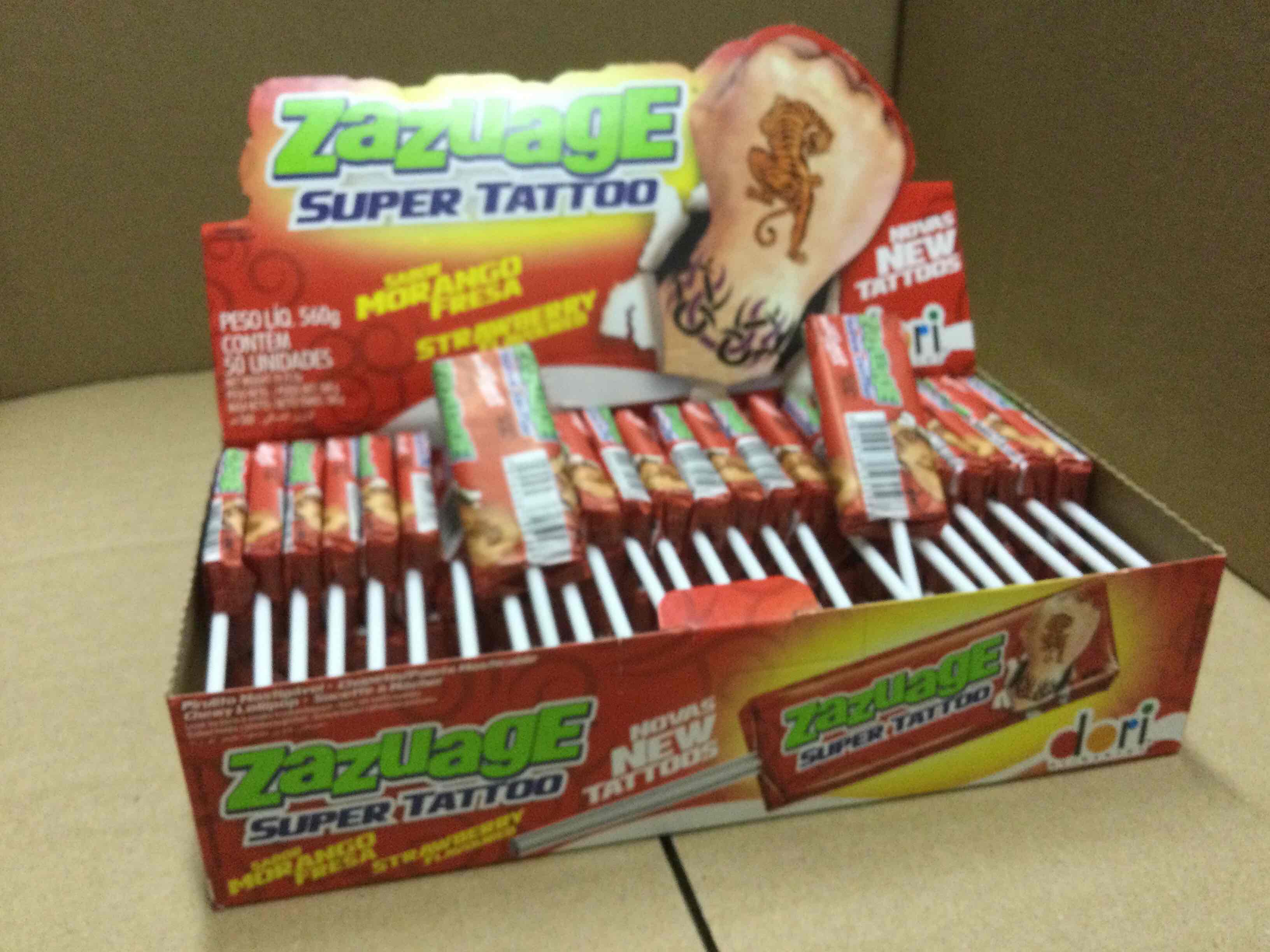 Lzaki guma na patyku zazuage super tattoo