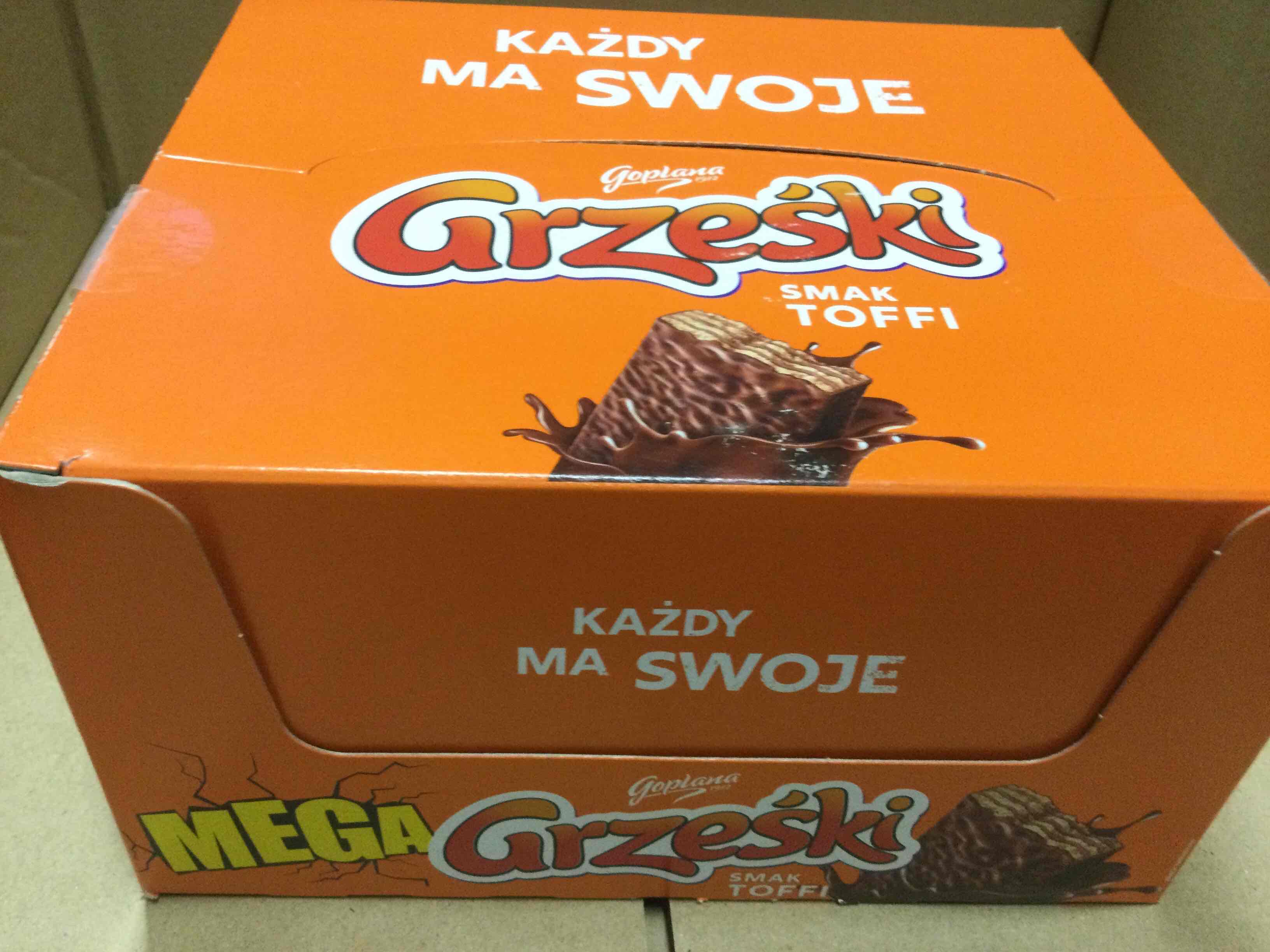 Mega grześki toffi 