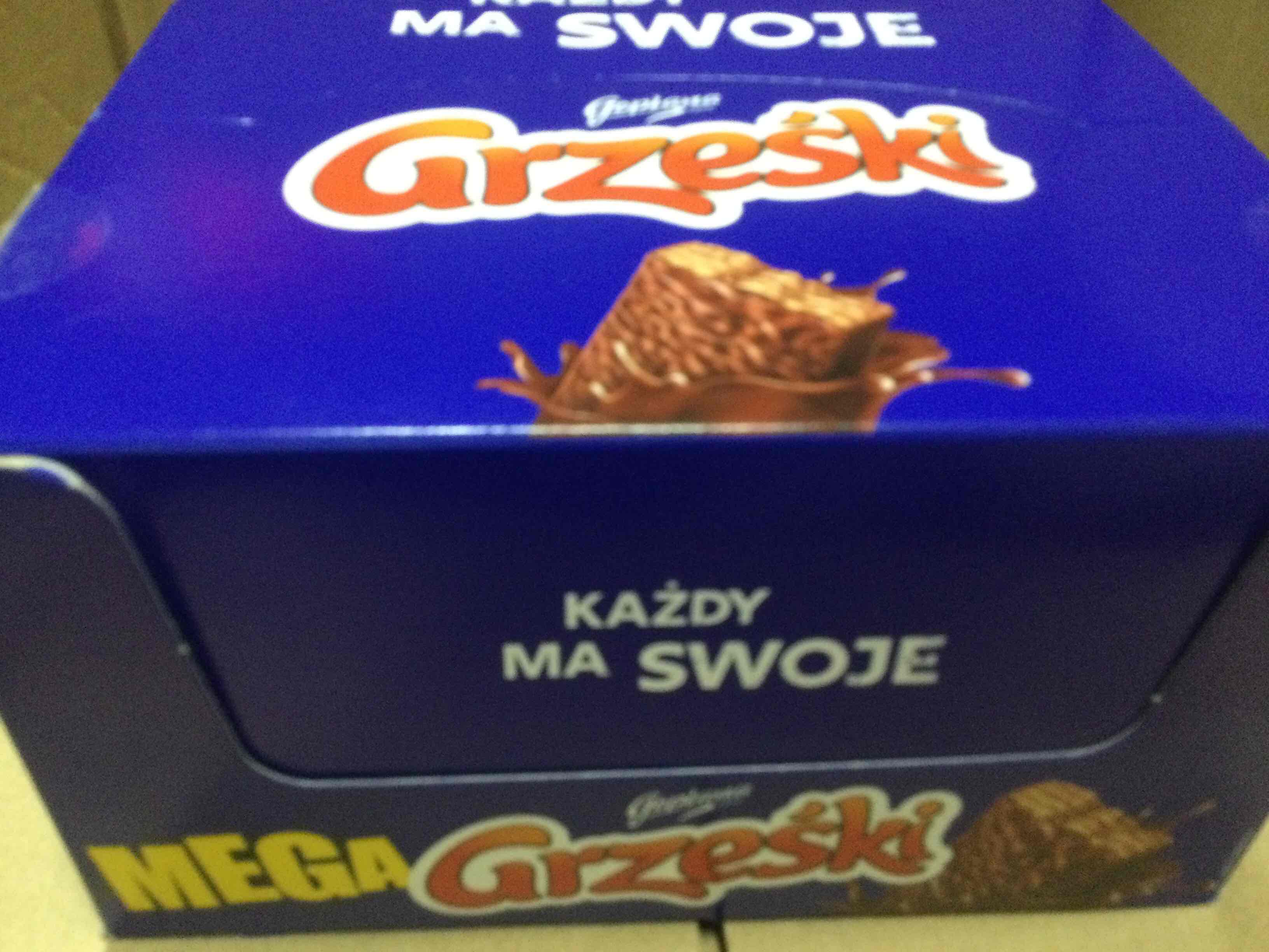 Mega grześki kakaowe w czekoladzie